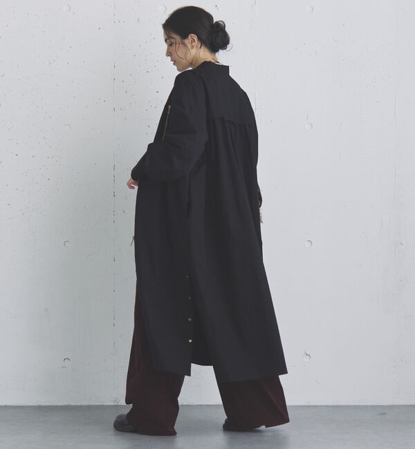 Doux archives「バックギャザーロングMA-1」|ブルゾン・スタジャン|