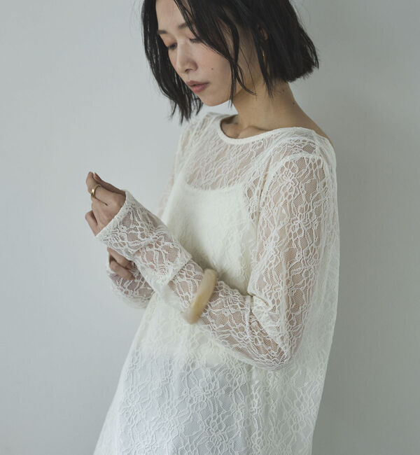 Doux archives「レースレイヤードワンピース」|ワンピース|