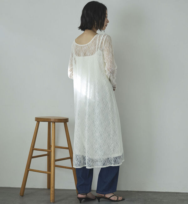 Doux archives「レースレイヤードワンピース」|ワンピース|