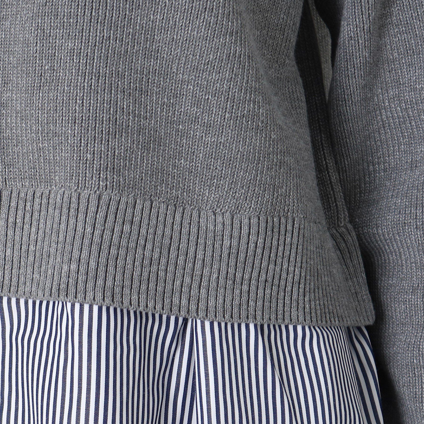 Dessin「【洗える】シャツレイヤード風ニット」|ニット・セーター|