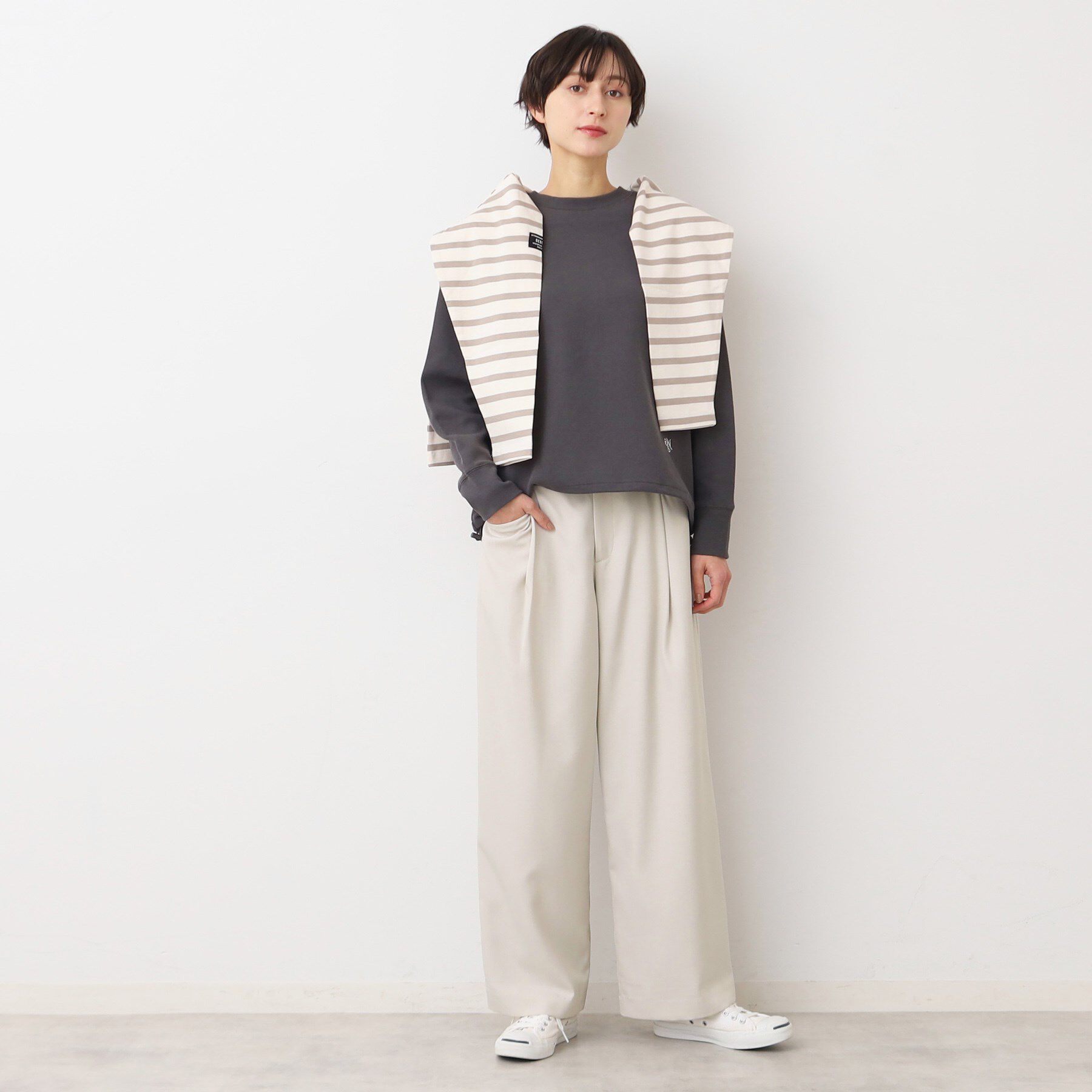 Dessin「【洗える】タック入りワイドパンツ（S～L）」|その他|