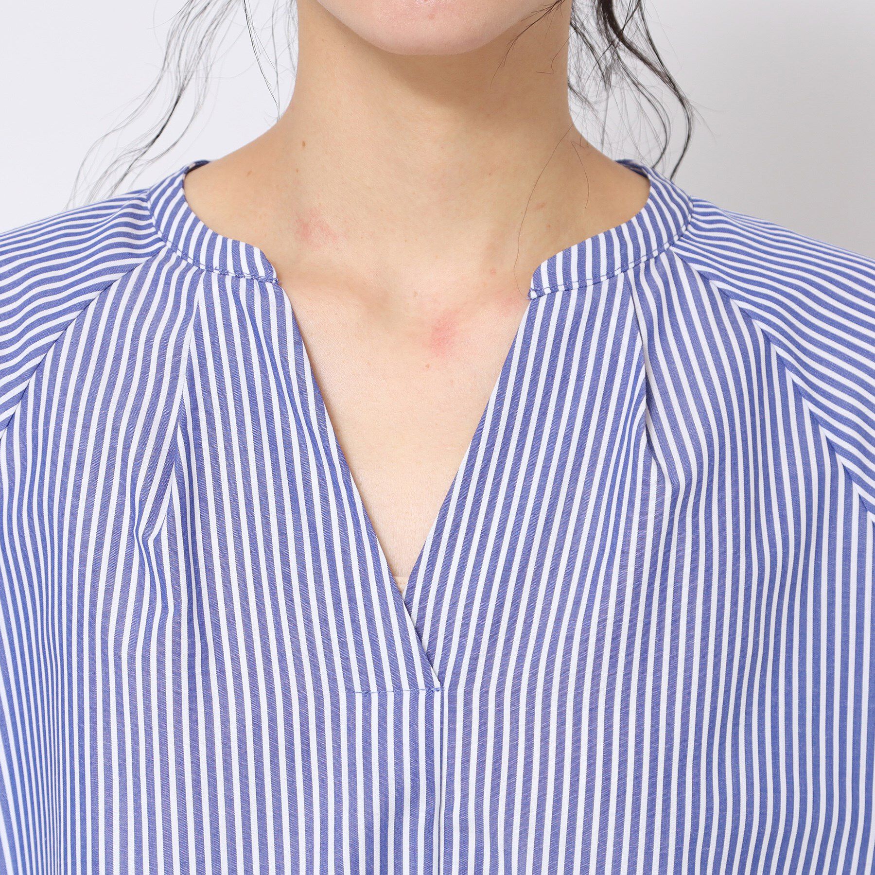 Dessin「【洗える・4サイズ展開】パフスリーブ五分袖ブラウス（XS～L）」|シャツ・ブラウス|