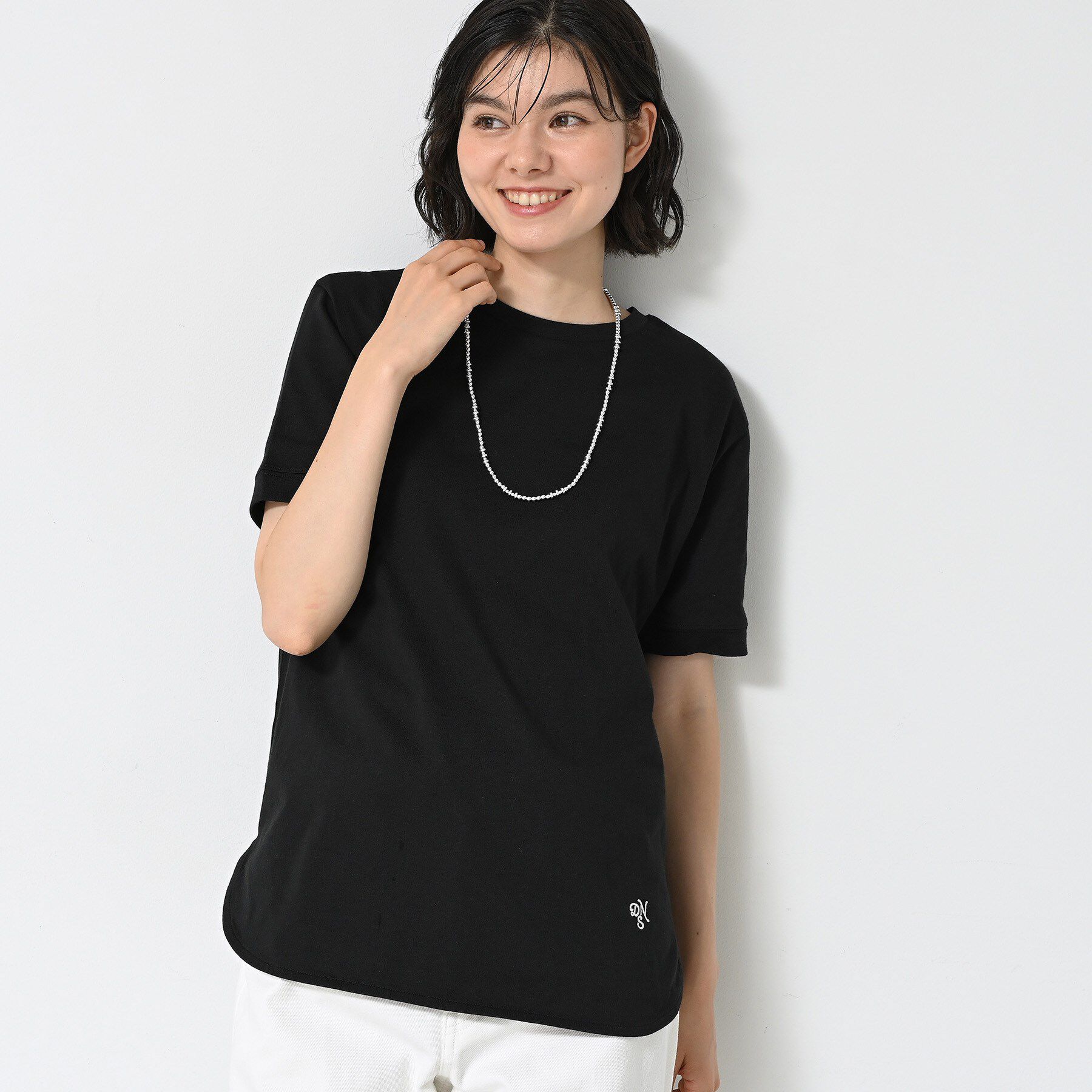 Dessin「【洗える】シャツテール半袖Tシャツ」|Tシャツ・カットソー|