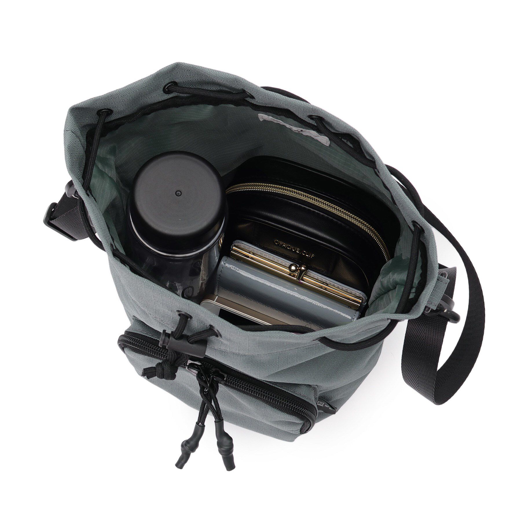 Dessin「【ユニセックス】リップストップ素材巾着型バッグ」|ショルダー・メッセンジャー|