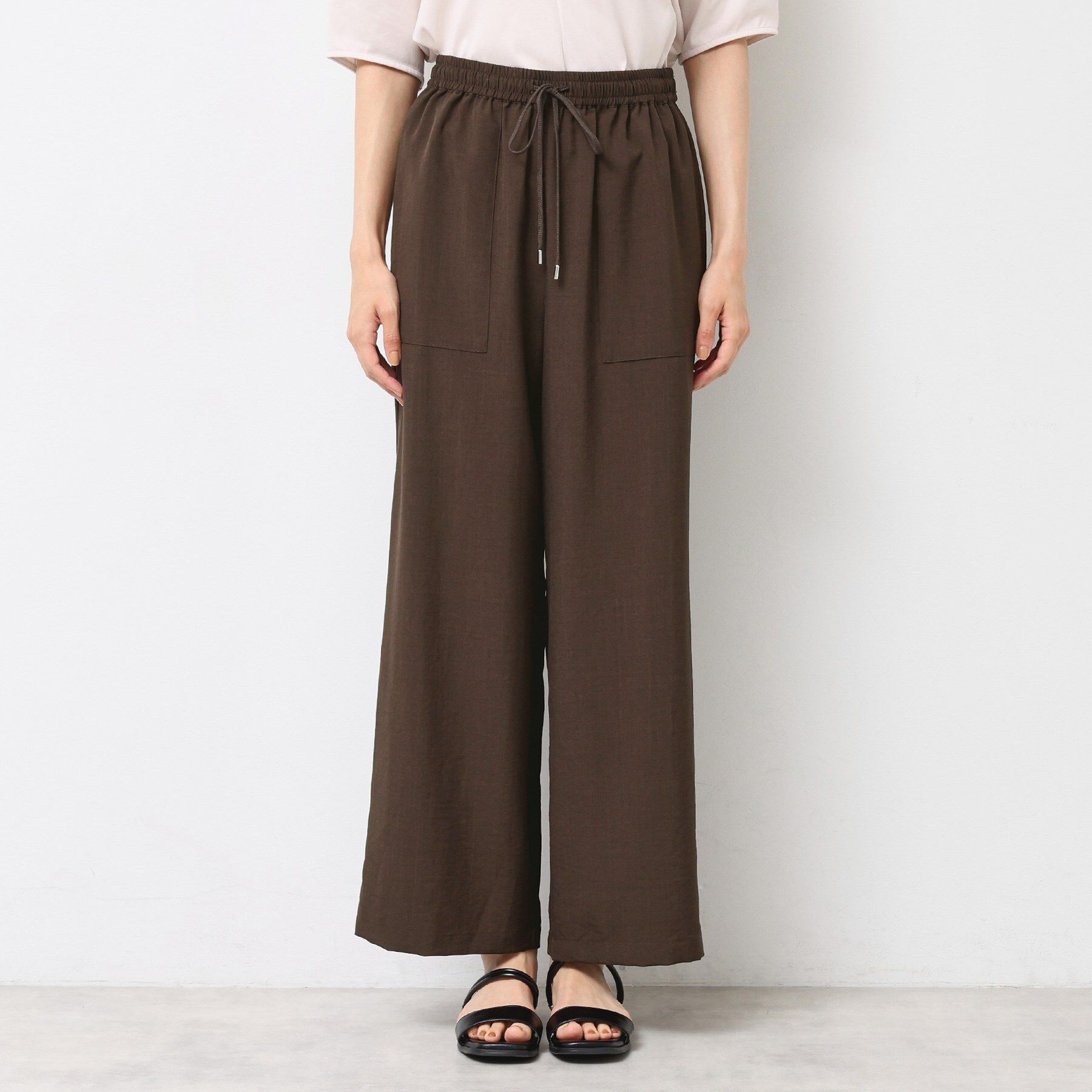 Dessin「【ウエストゴム・洗える】アウトポケットワイドパンツ（XS～L）」|その他|