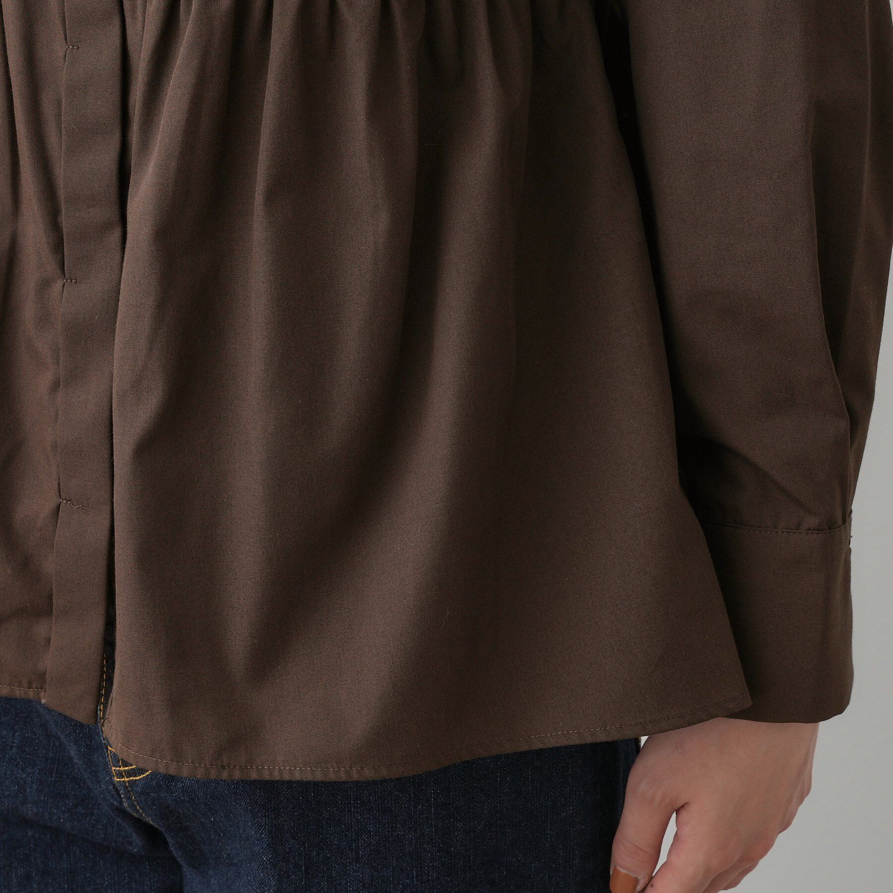 Dessin「【洗える】ペプラムブラウス」|シャツ・ブラウス|