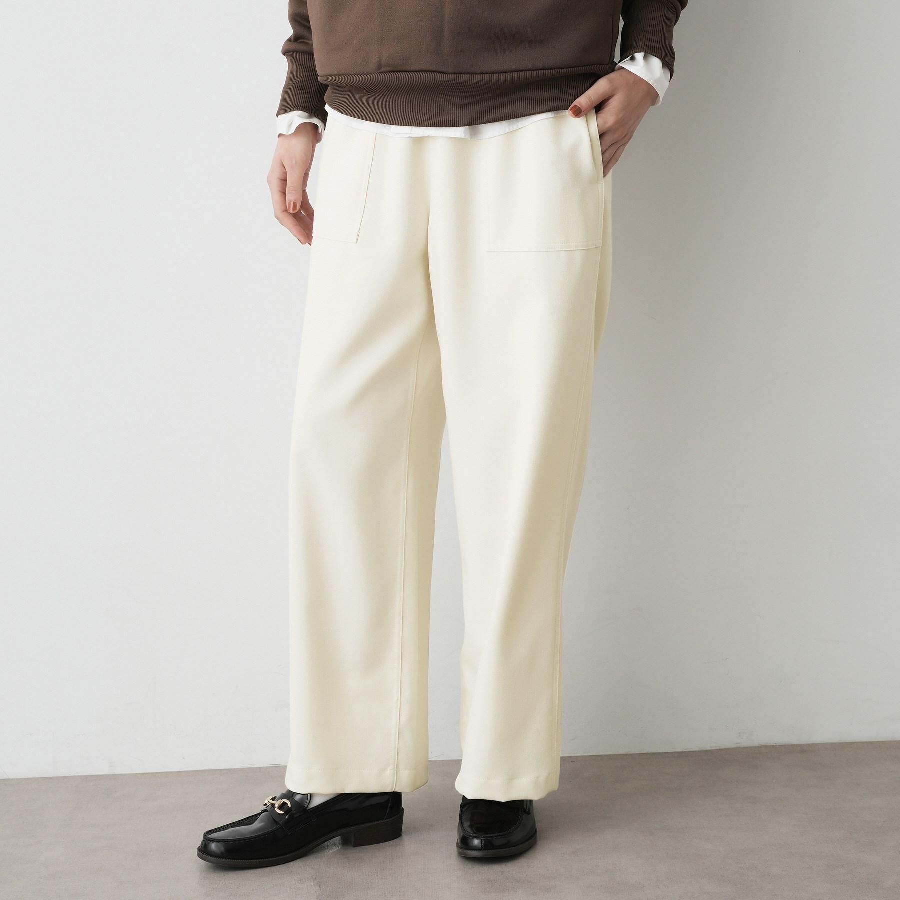 Dessin「【裏地付き/洗える】コンフォートワイドパンツ」|その他|