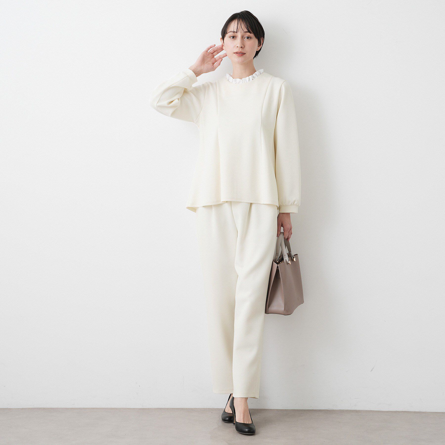 Dessin「【入卒/セレモニー/セットアップ可能】カットジョーゼット2WAYトップス」|シャツ・ブラウス|