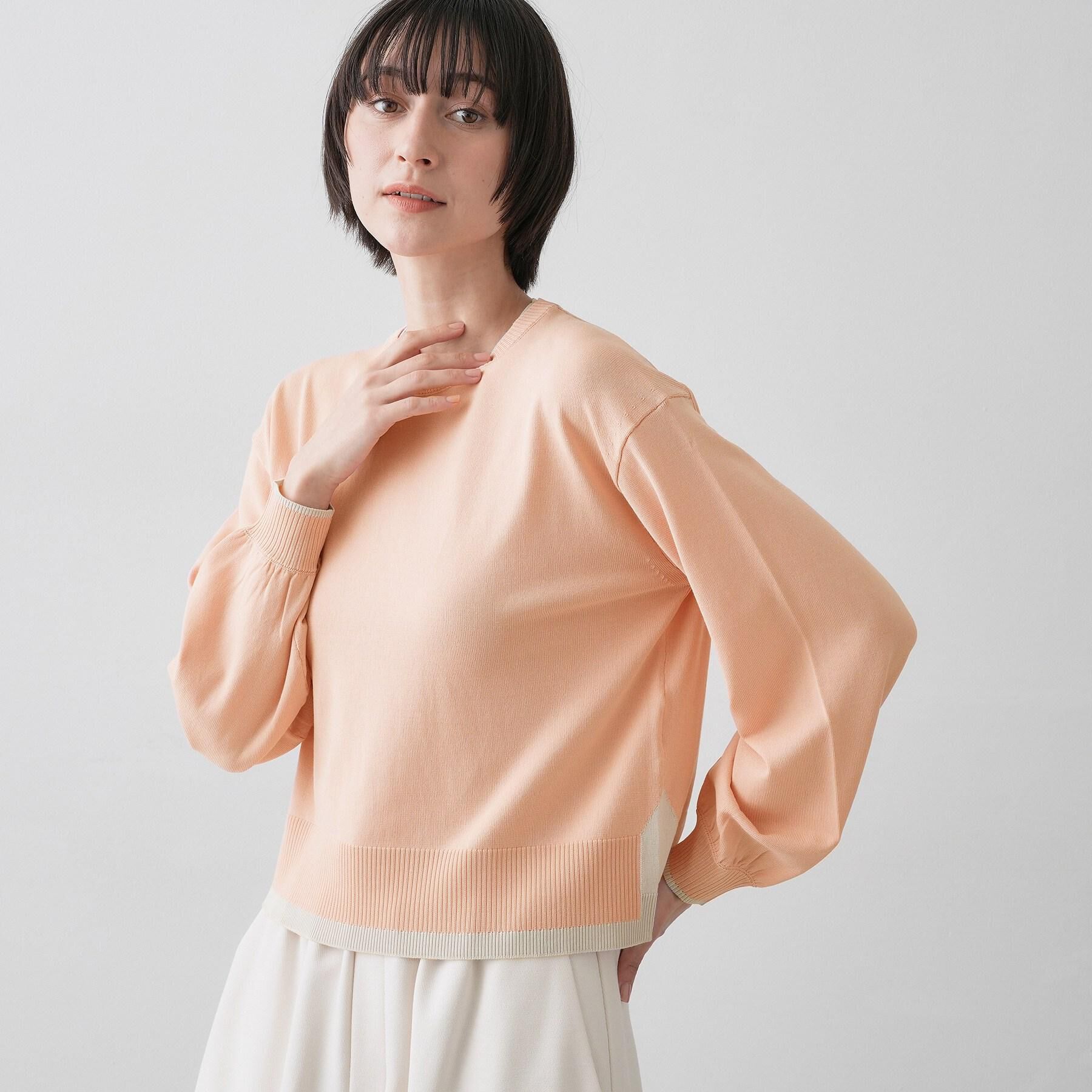 Dessin「【洗える】バイカラーデザインニット」|ニット・セーター|