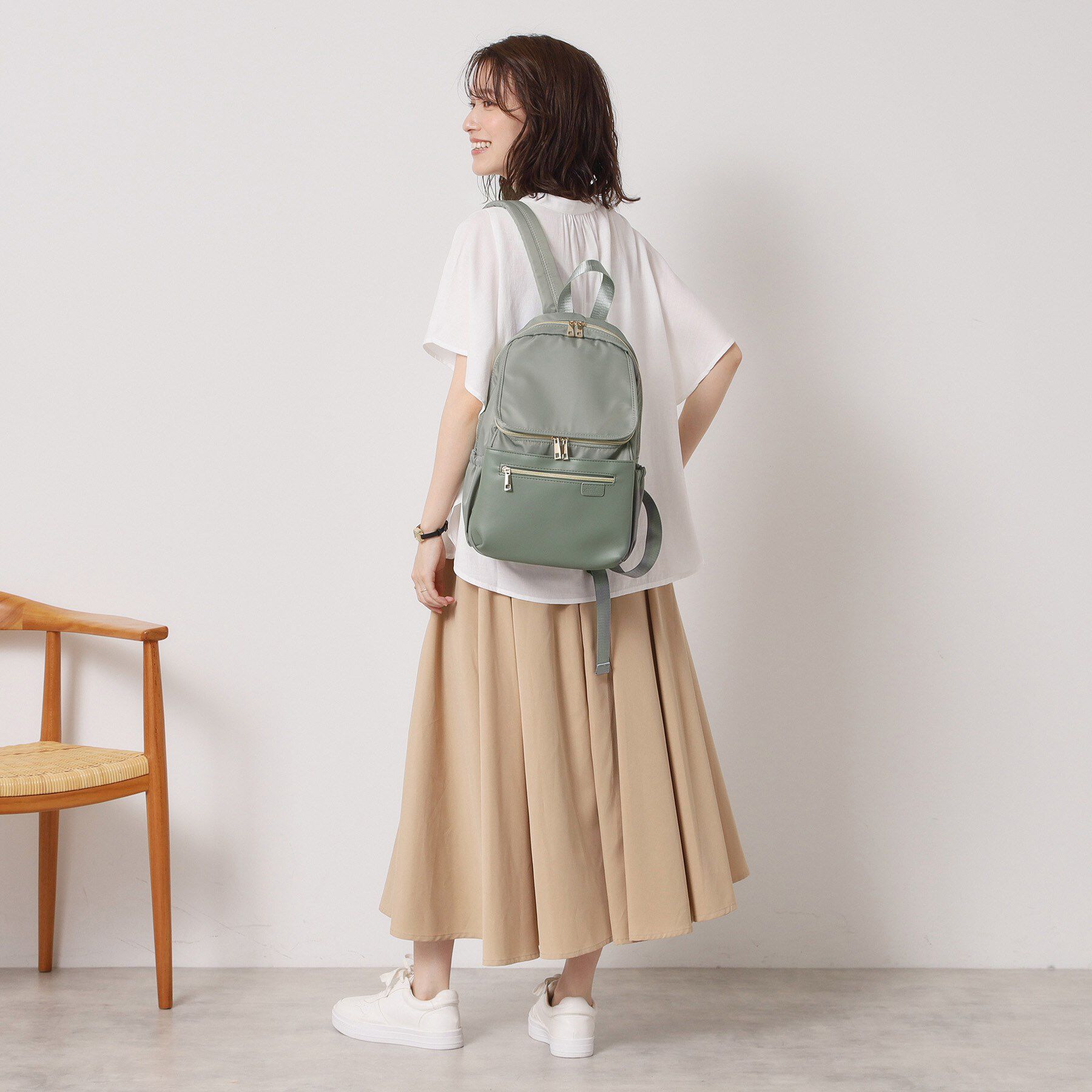 ITS&rsquo;DEMO「【A4対応／ポケット10】収納アドバイザーPCリュック」|リュック|