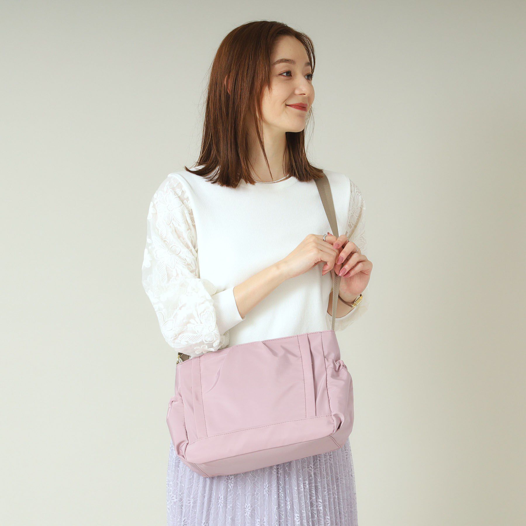 ITS&rsquo;DEMO「【12ポケット】収納アドバイザー三層ショルダー」|ショルダー・メッセンジャー|