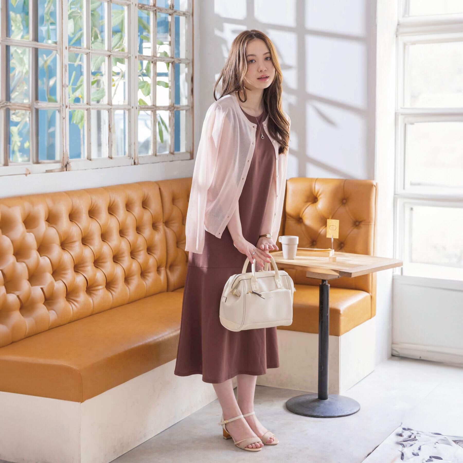 ITS&rsquo;DEMO「【定番人気／手洗い可／M・L展開】ラメクルーカーデ」|カーディガン|