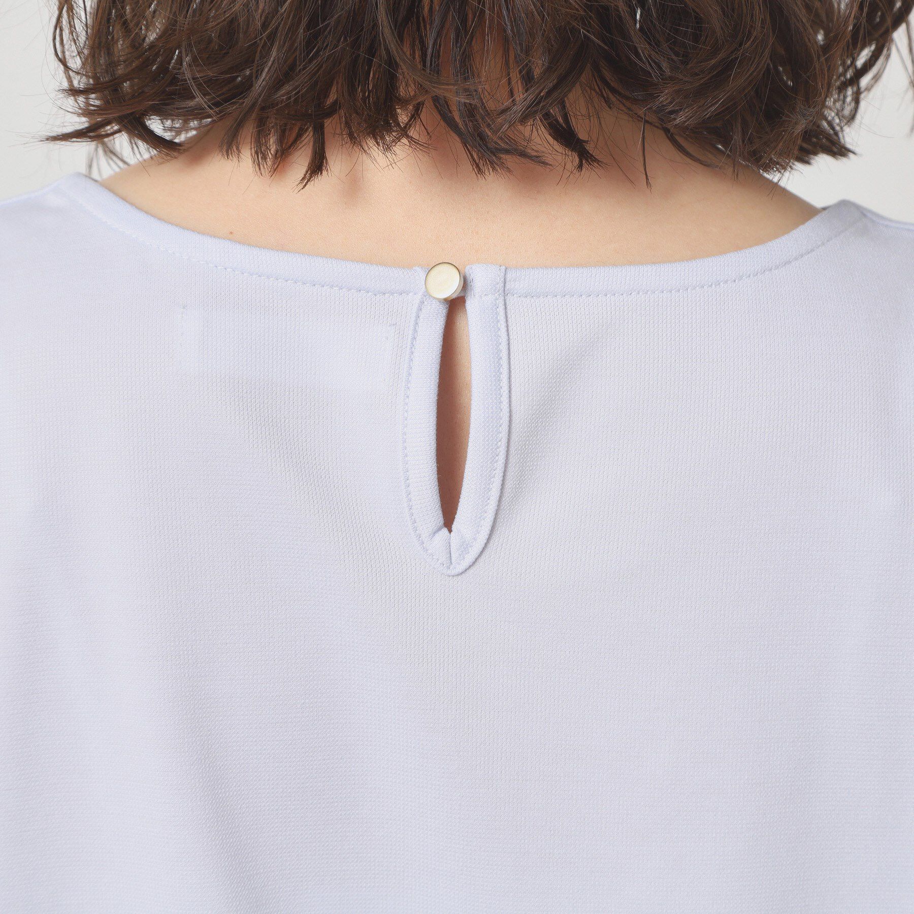 ITS&rsquo;DEMO「【吸水速乾／手洗い可／洗濯後しわになりにくい】カットミラノフロントレーストップス」|Tシャツ・カットソー|