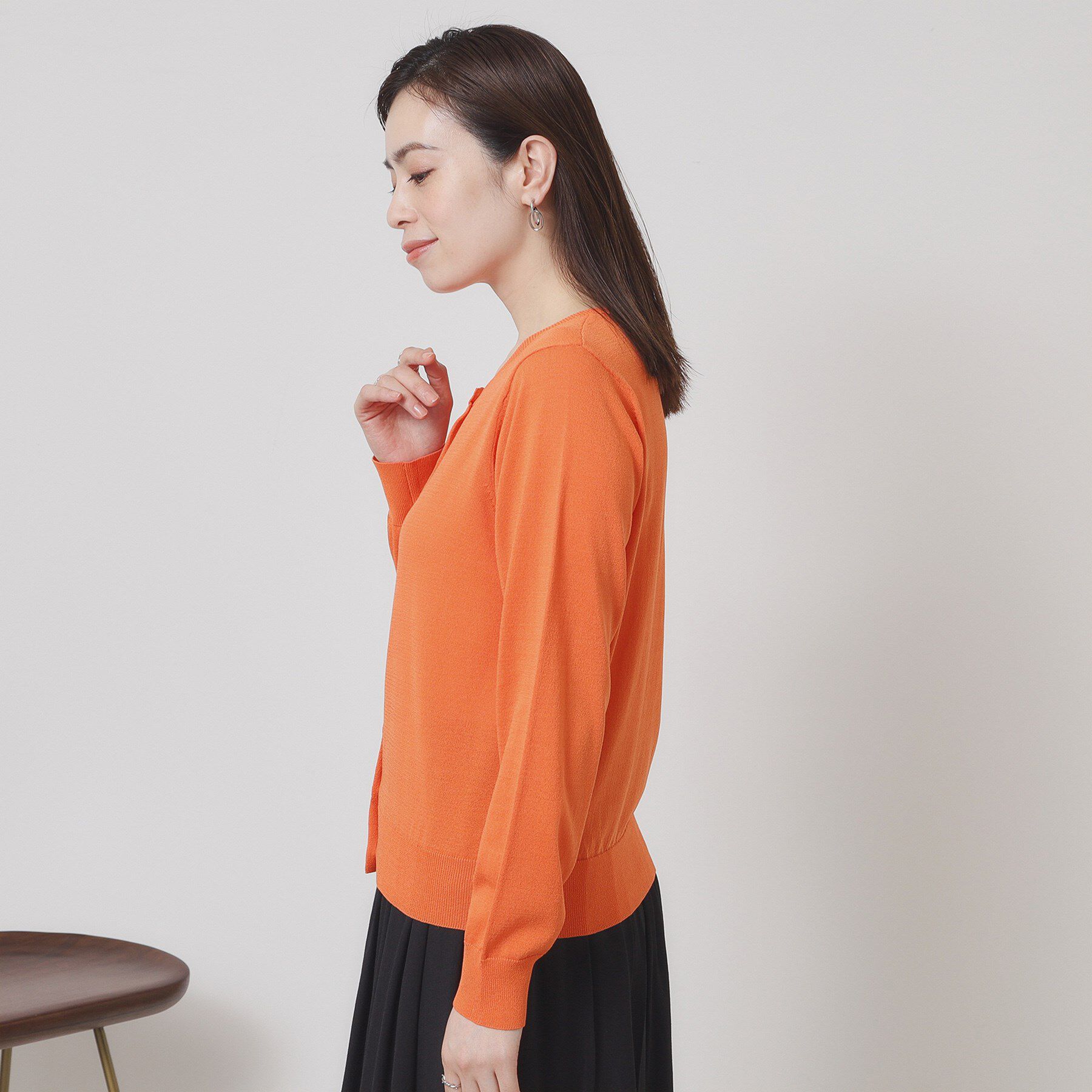 ITS&rsquo;DEMO「【UV／冷感／毛玉防止／手洗い可／M・L展開】クルーニットカーディガン」|カーディガン|