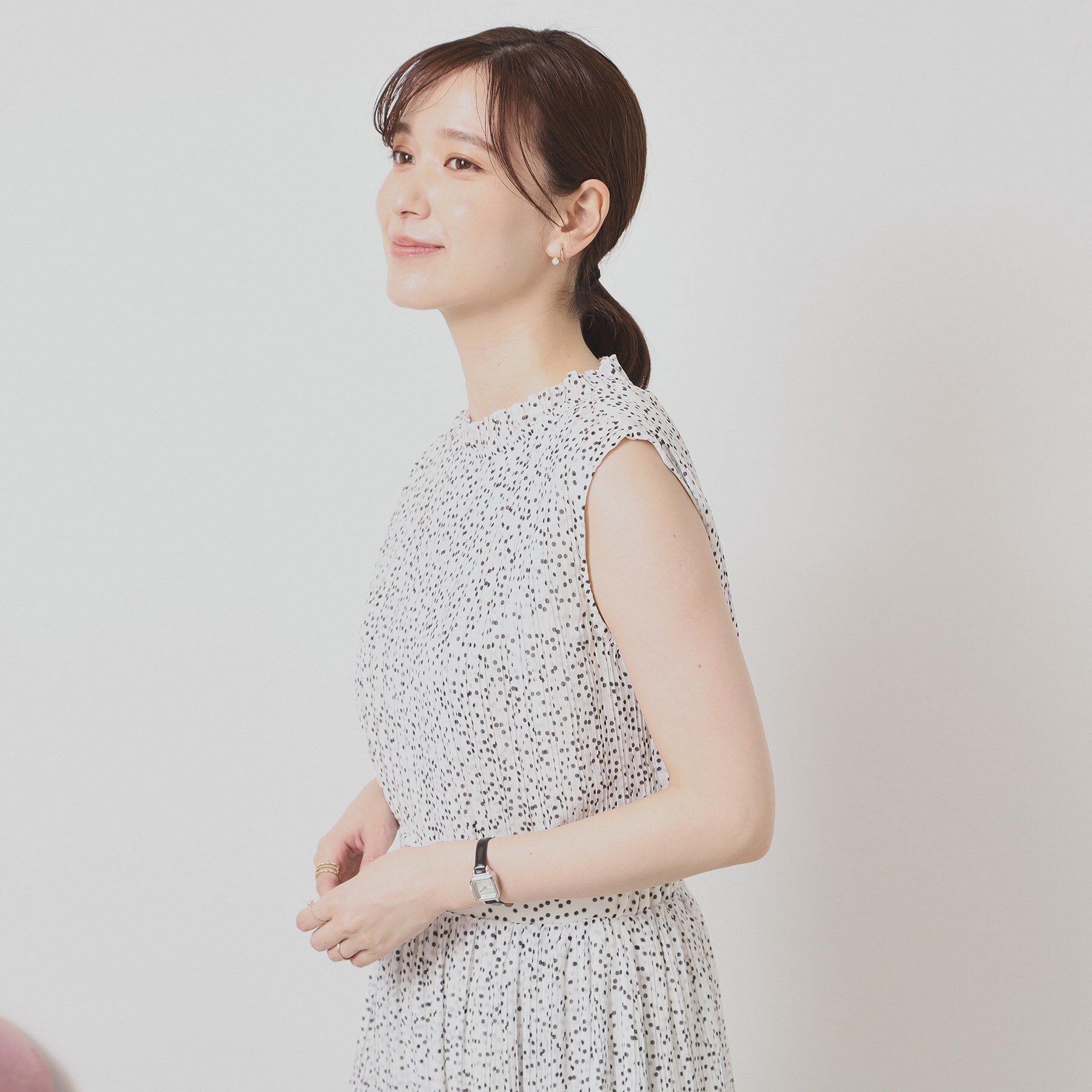 ITS&rsquo;DEMO「【手洗い可】楊柳プリーツブラウス」|シャツ・ブラウス|