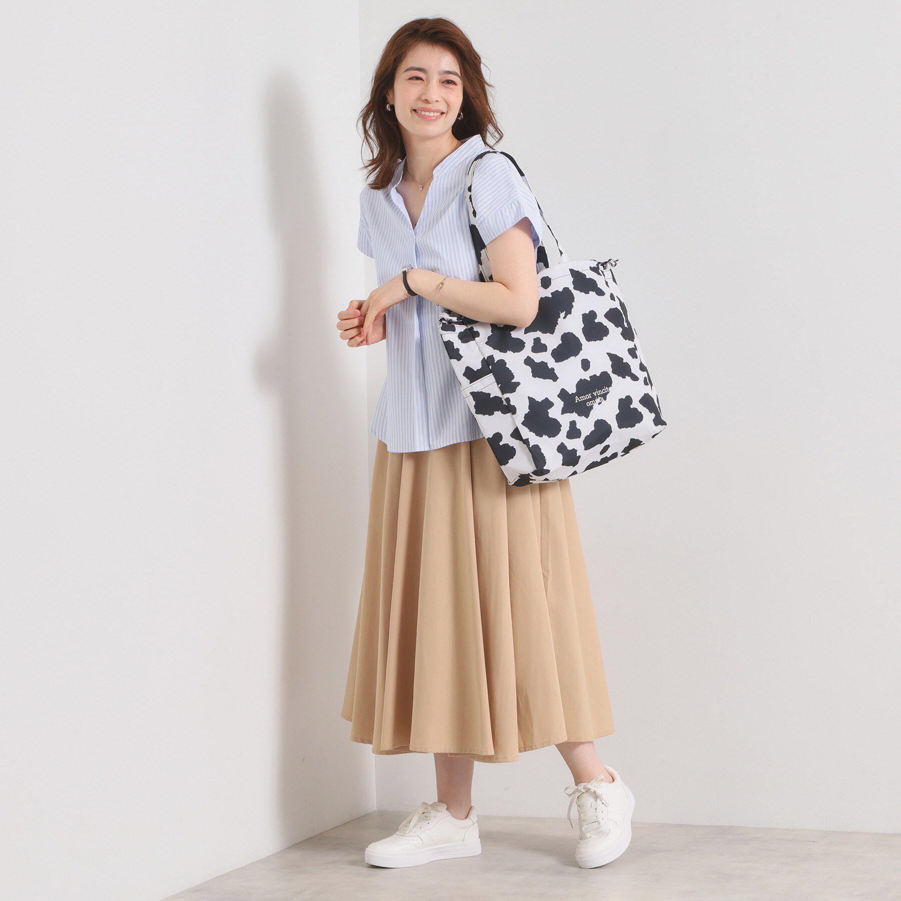 ITS&rsquo;DEMO「【A4対応】アニマルプリントトート」|トートバッグ|