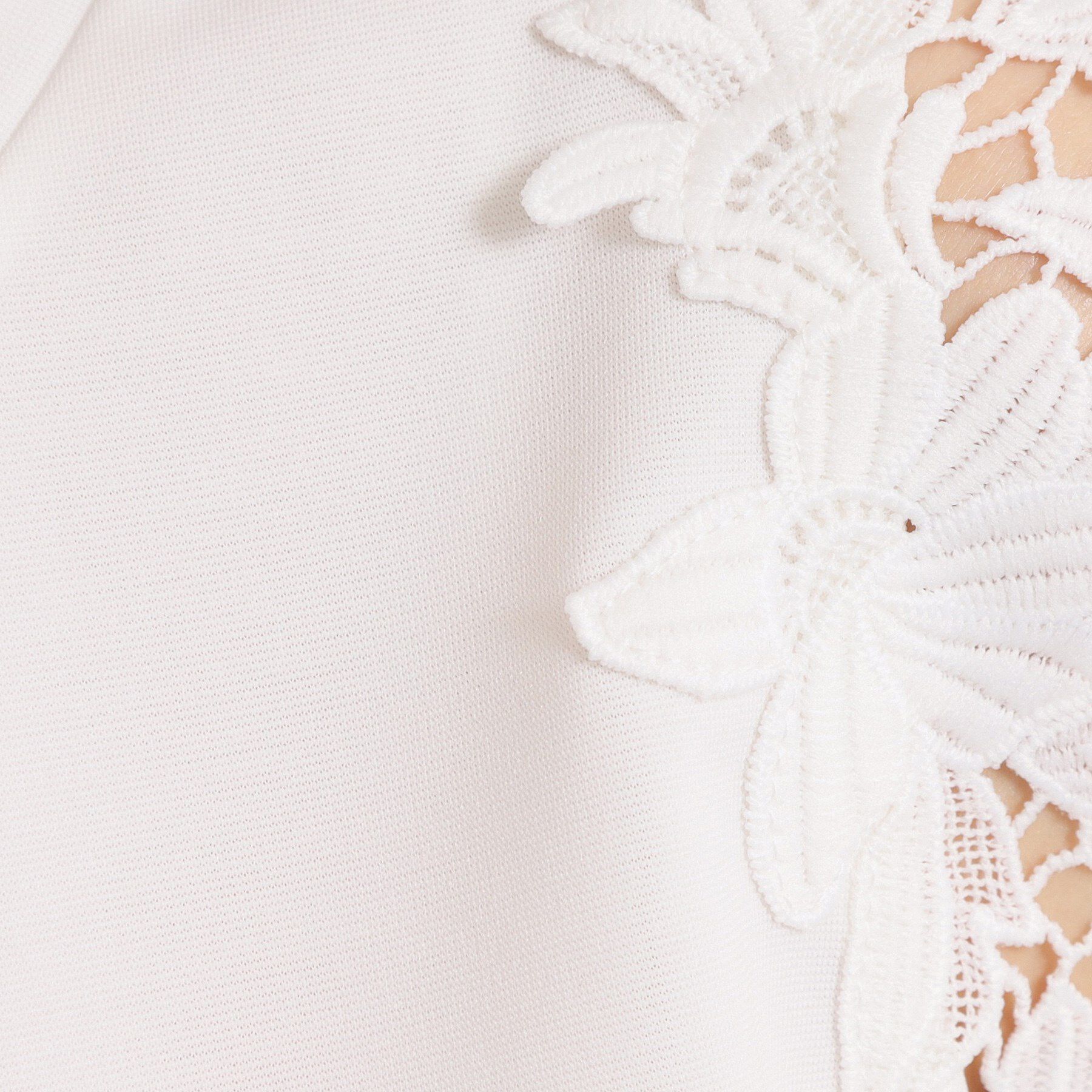 ITS&rsquo;DEMO「【手洗い可】袖レースポンチプルオーバー」|Tシャツ・カットソー|