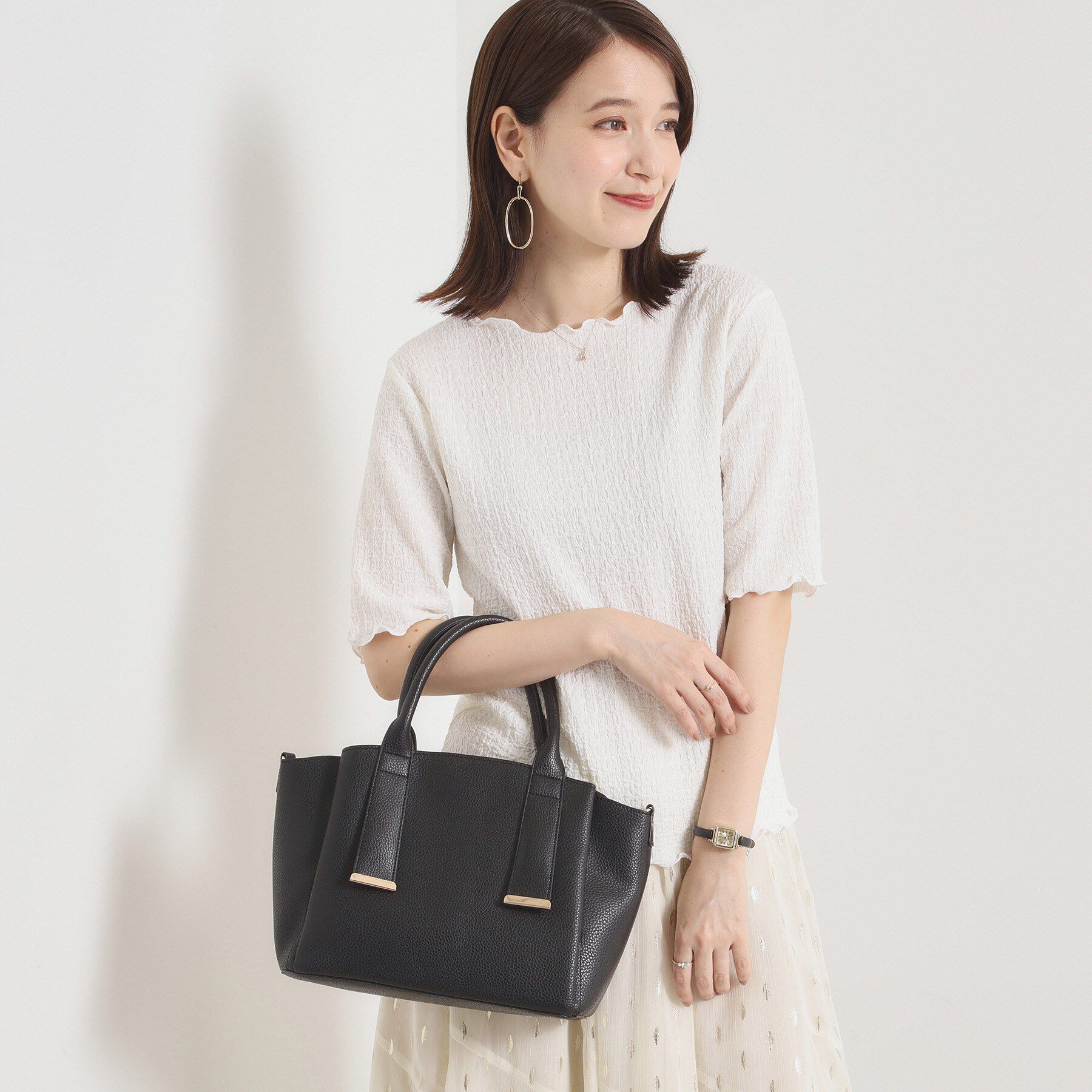 ITS&rsquo;DEMO「＜かるバッグ＞2WAYトート」|ハンドバッグ|