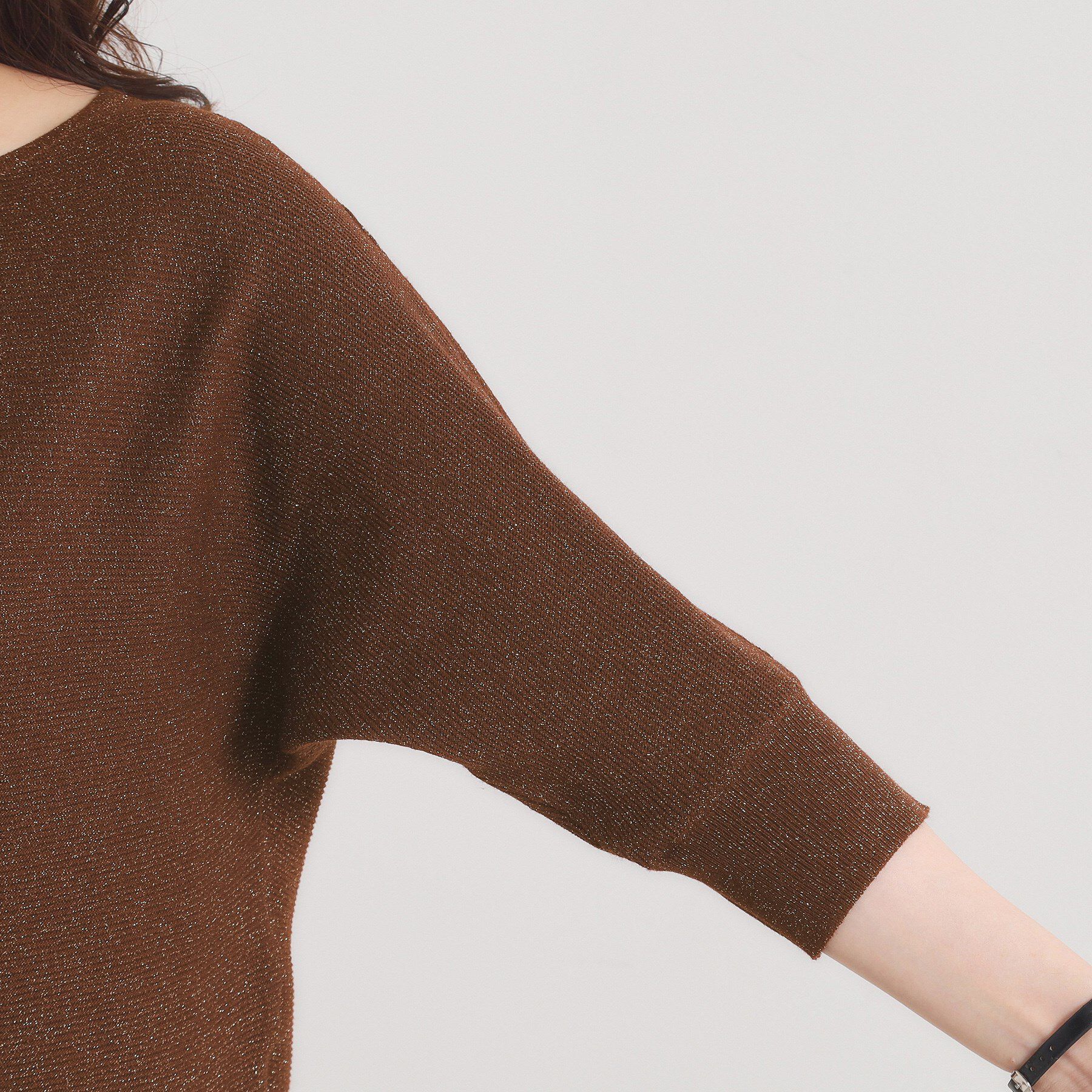 ITS&rsquo;DEMO「【手洗い可】ラメドルマンニット」|ニット・セーター|