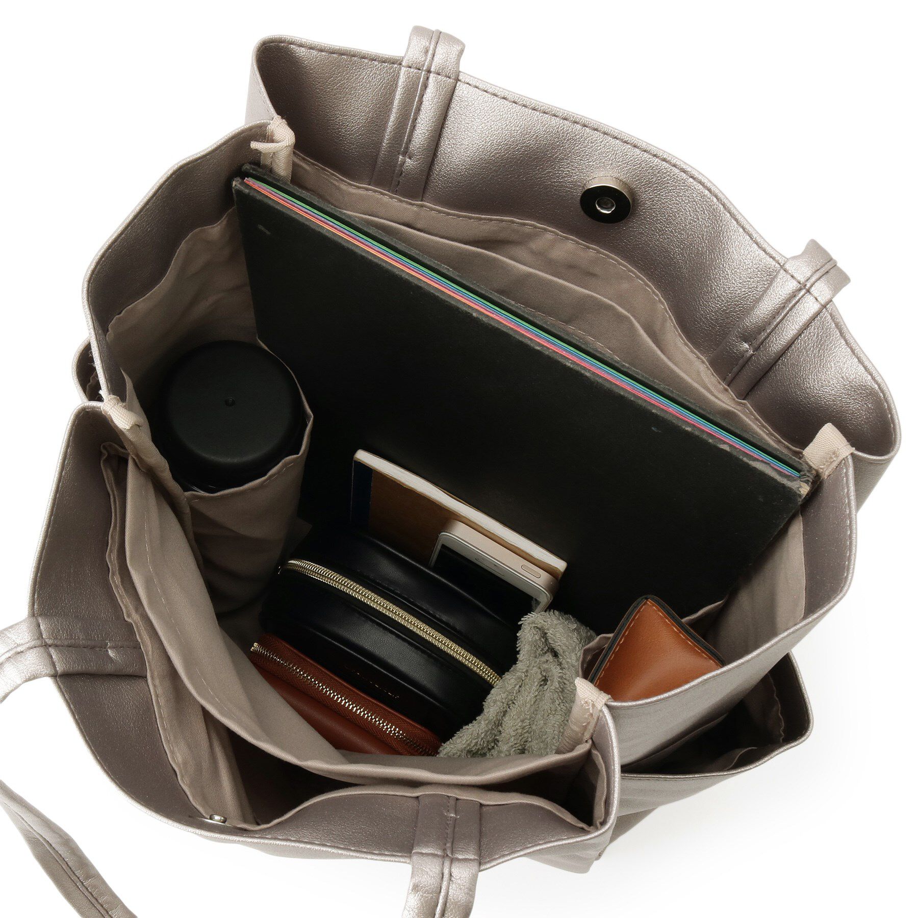 ITS&rsquo;DEMO「【A4対応／8色】収納上手になれるトート」|トートバッグ|