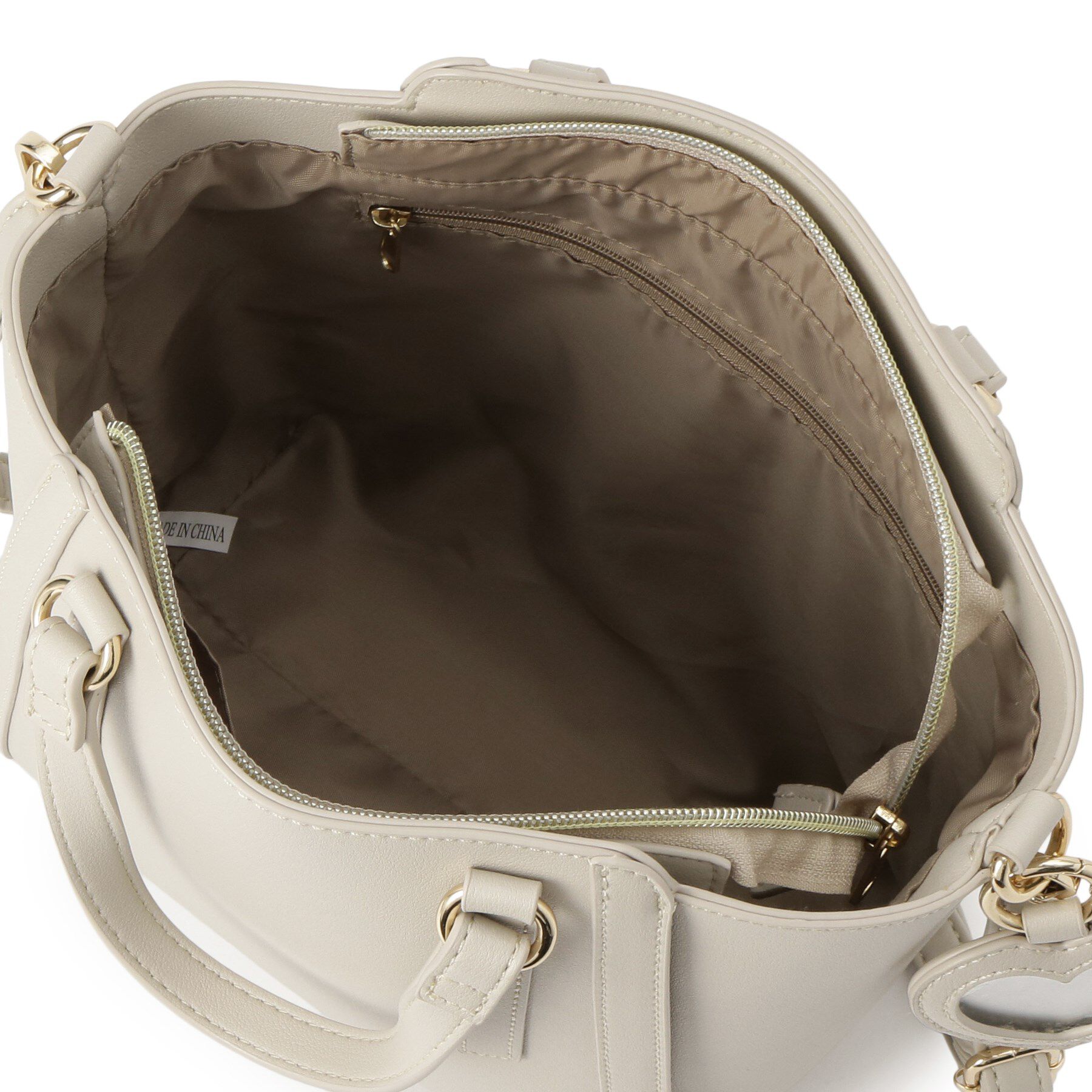 ITS&rsquo;DEMO「ミラーチャーム付き2WAYトート」|ハンドバッグ|