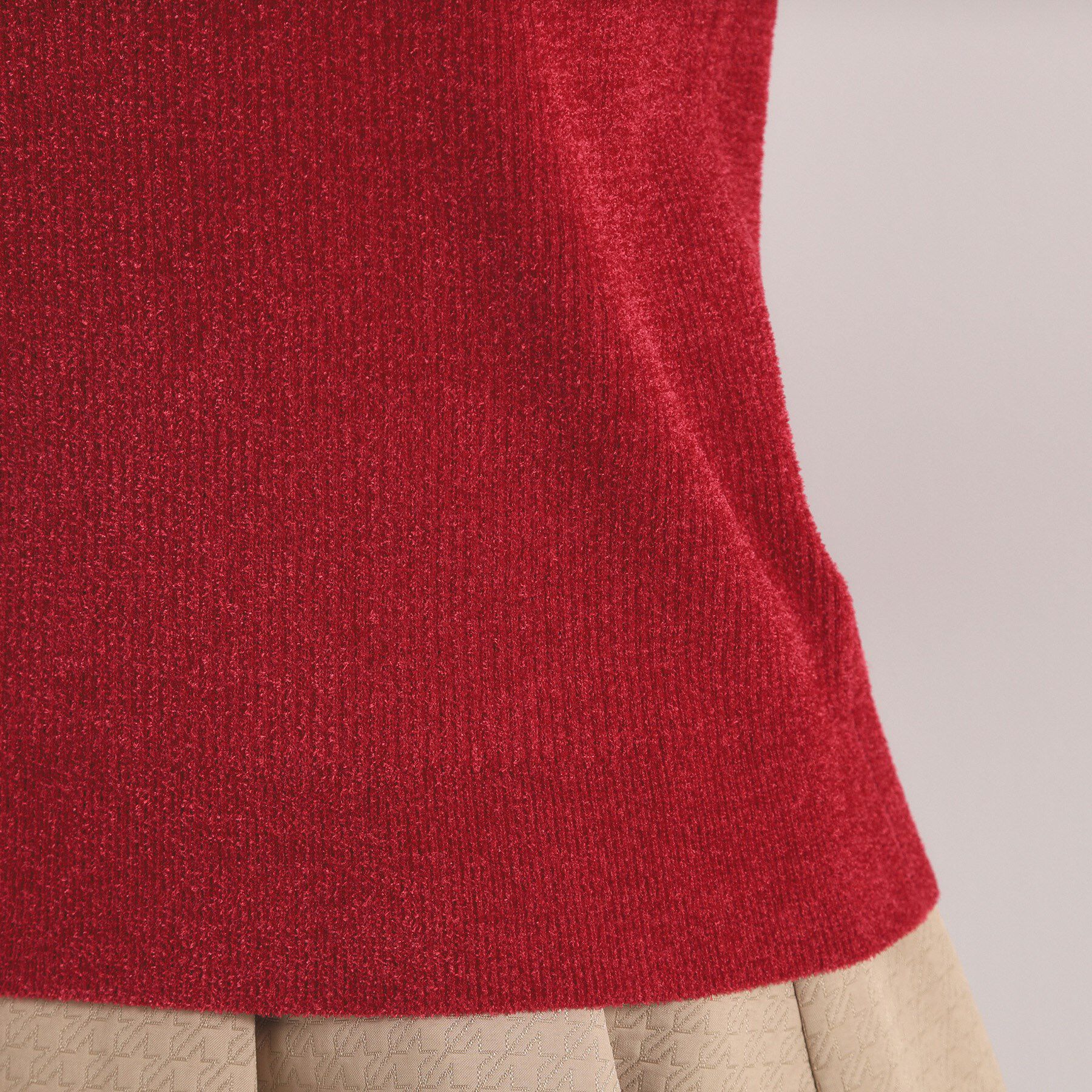 ITS&rsquo;DEMO「【毛玉防止／洗濯機OK】ボートネックモールニット」|ニット・セーター|