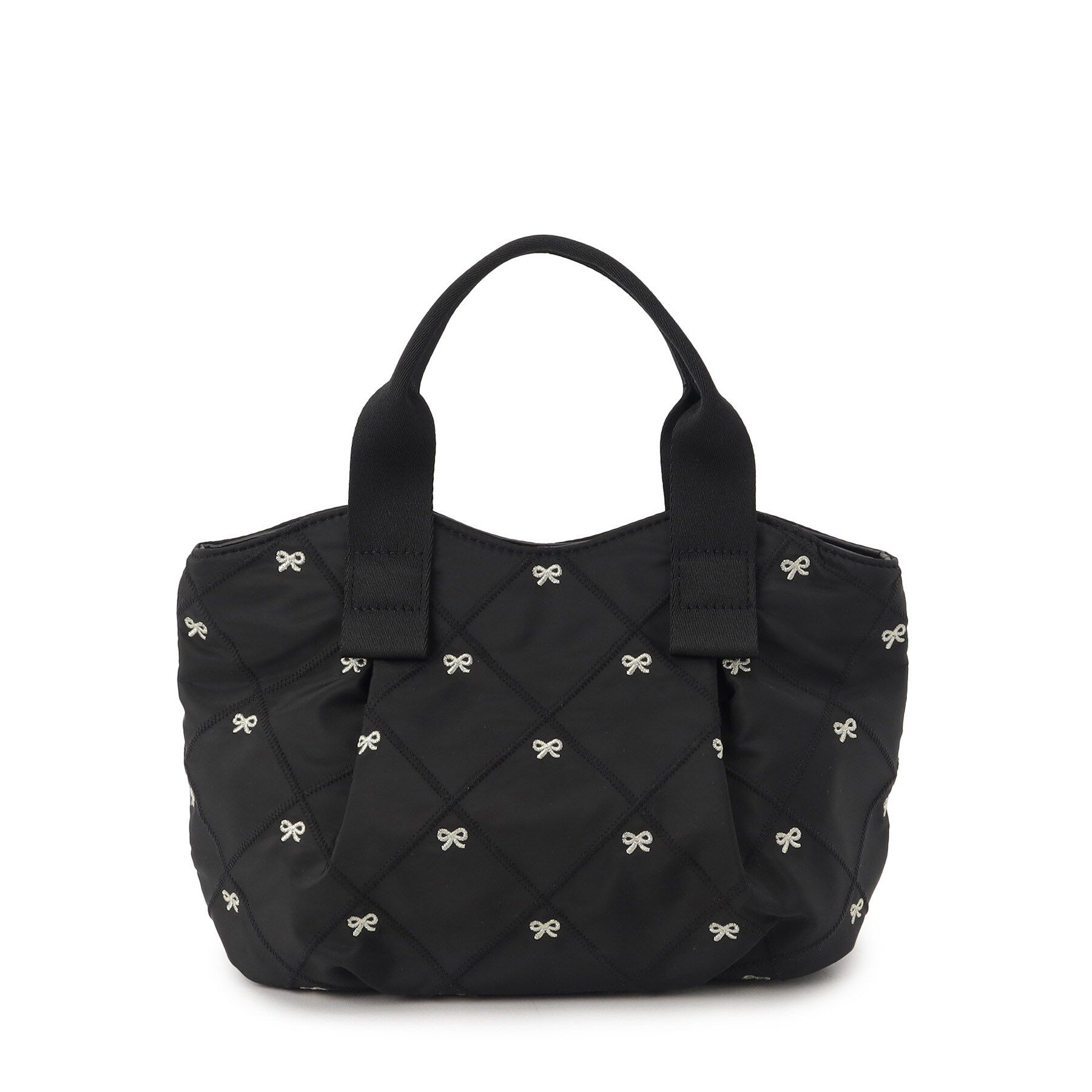 ITS&rsquo;DEMO「リボン刺繍ミニトート」|ハンドバッグ|