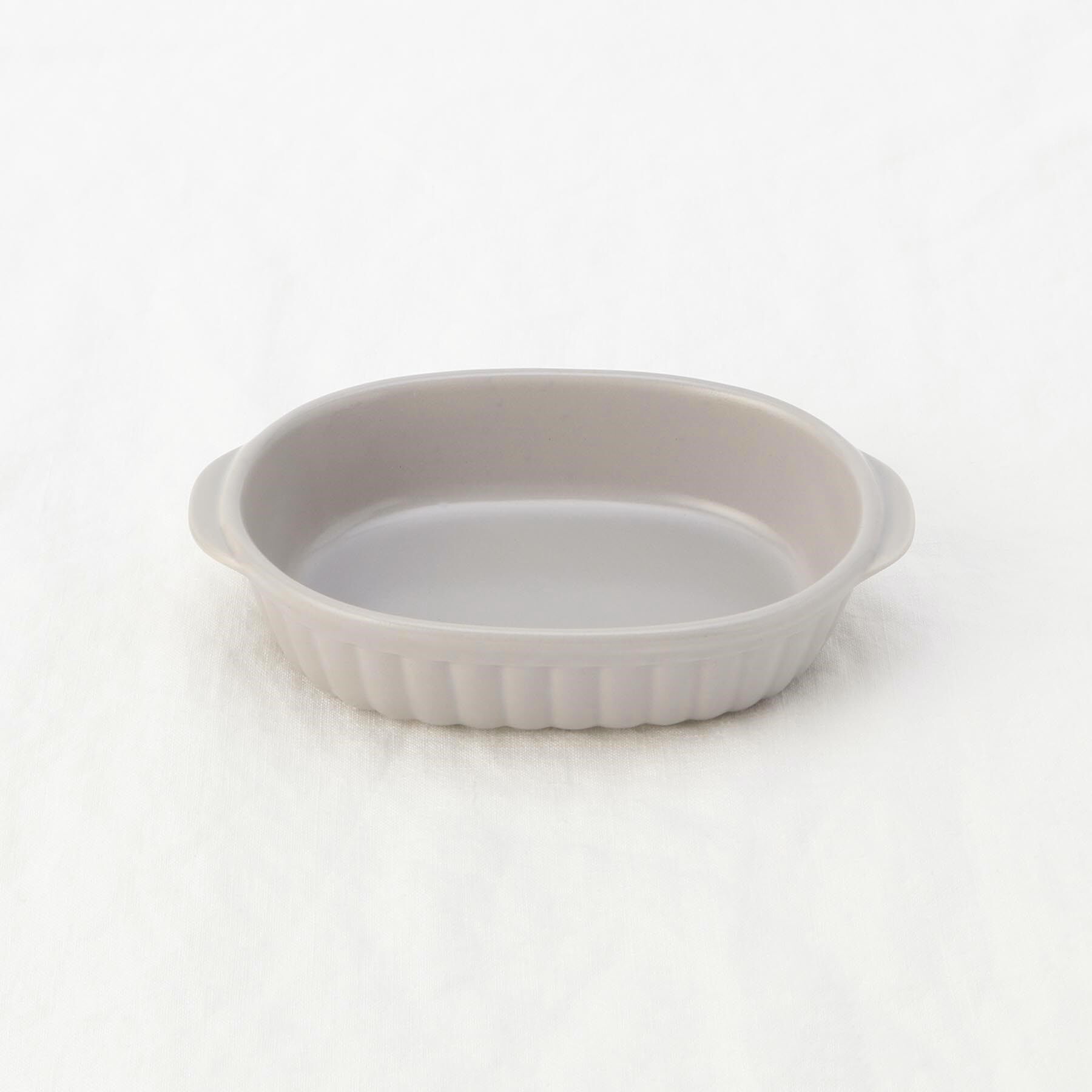 212 KITCHEN STORE「KOS オーバルグラタン グレー」|食器・キッチングッズ|
