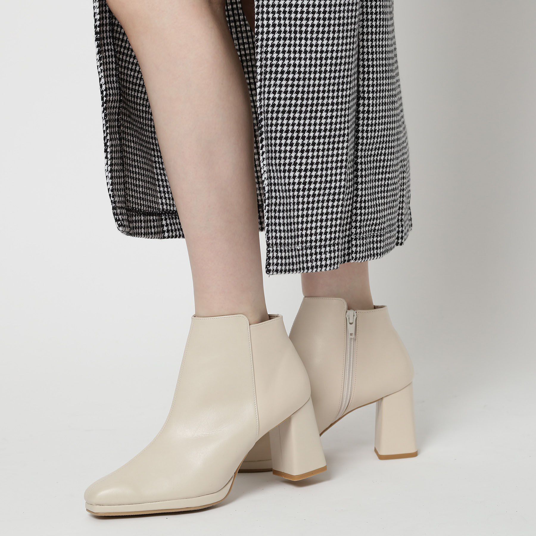 ESPERANZA「ブロックヒールショートブーツ」|ショートブーツ|