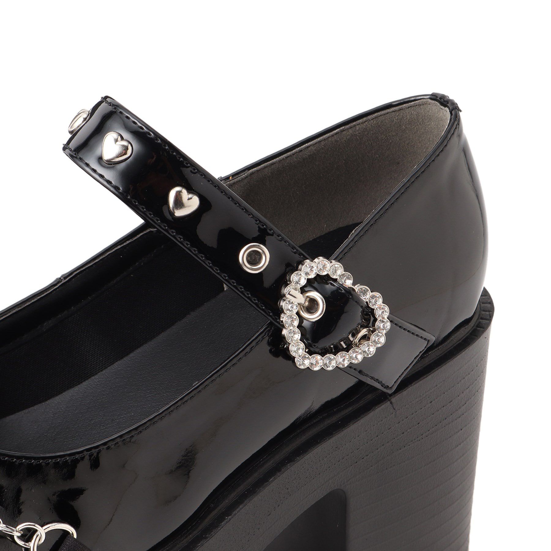 csT&P「厚底ハート付きチェーンパンプス 24SS」|パンプス|