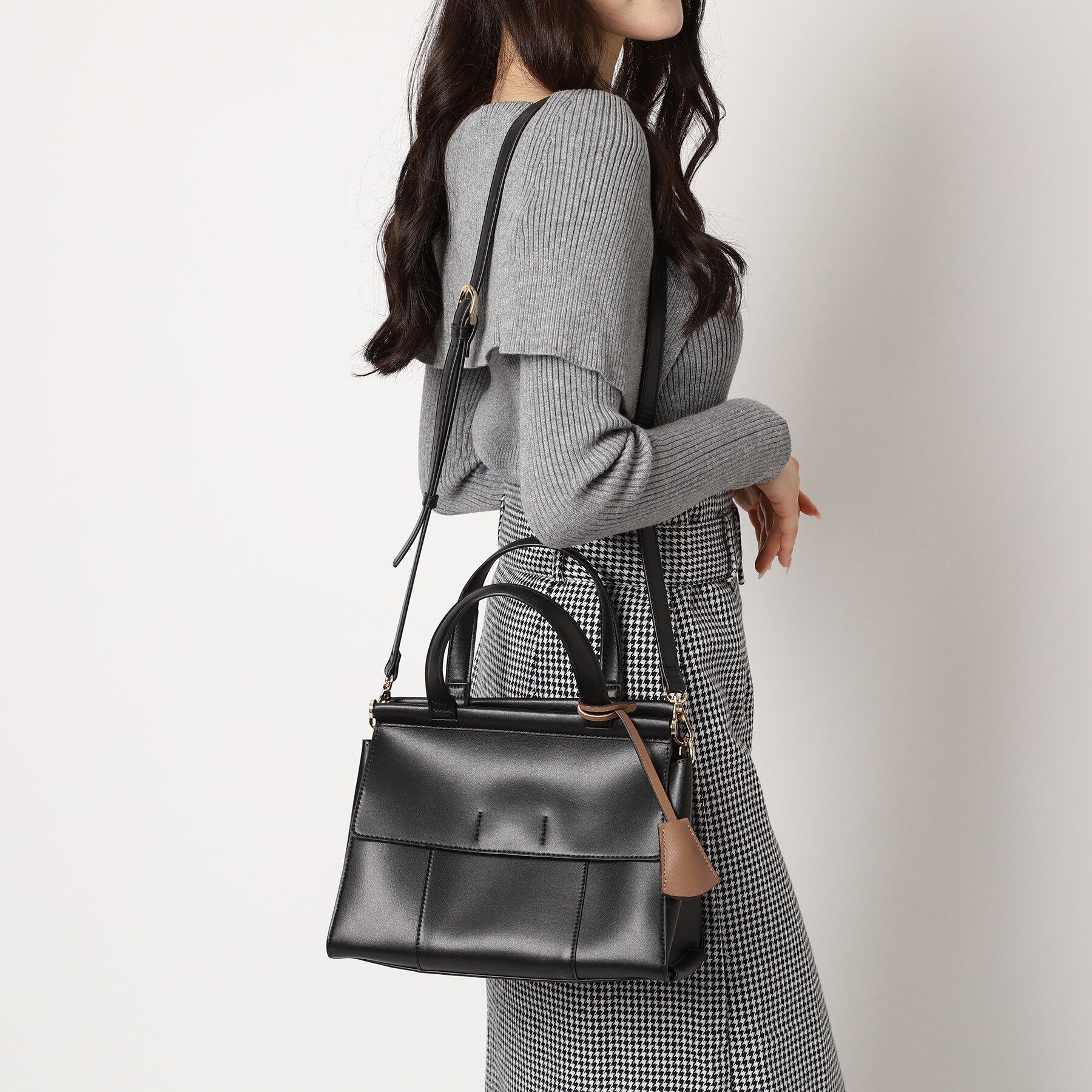 ESPERANZA「ダブルフラップ2WAYハンドバッグ」|ハンドバッグ|