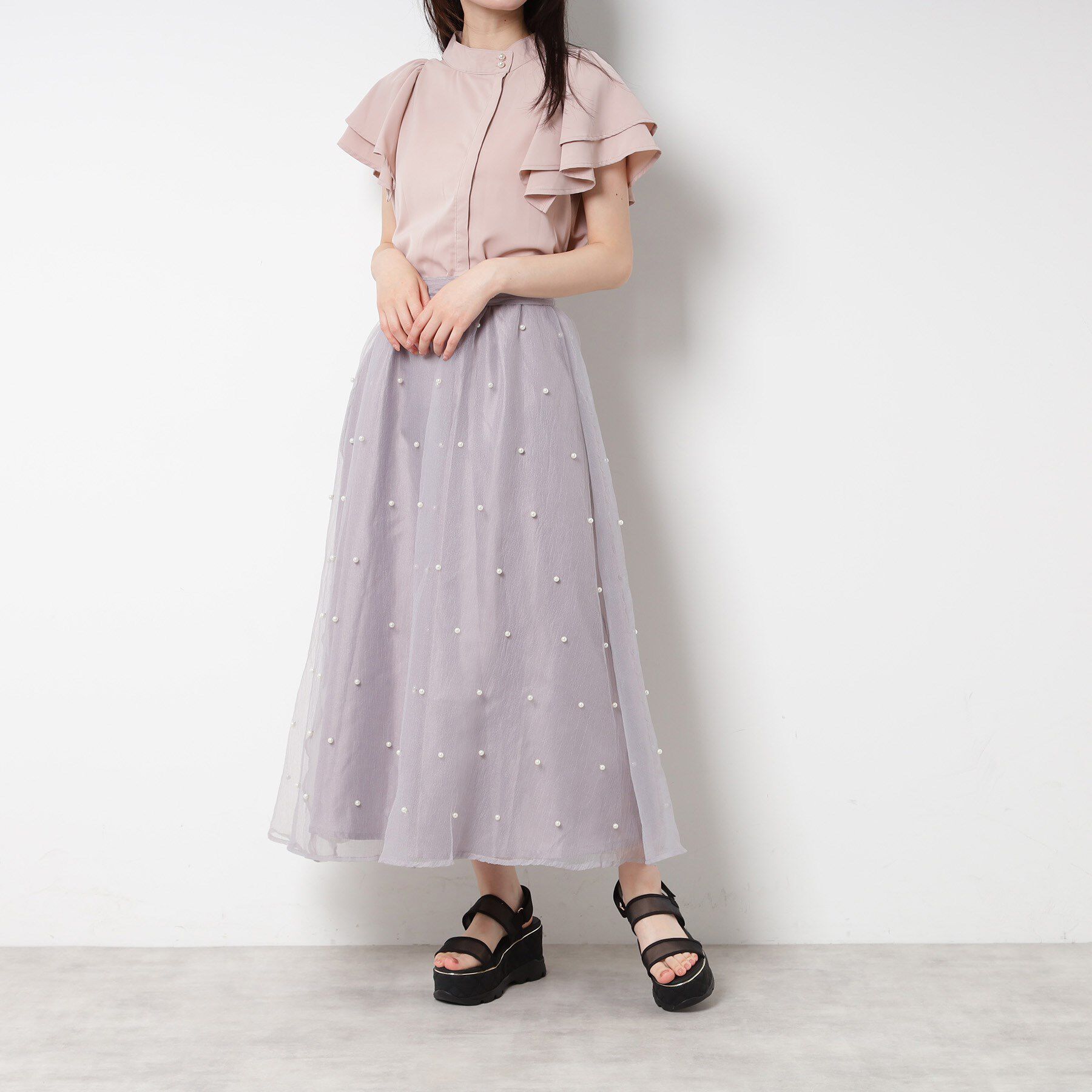 ESPERANZA「キルティング厚底スポサン」|サンダル|