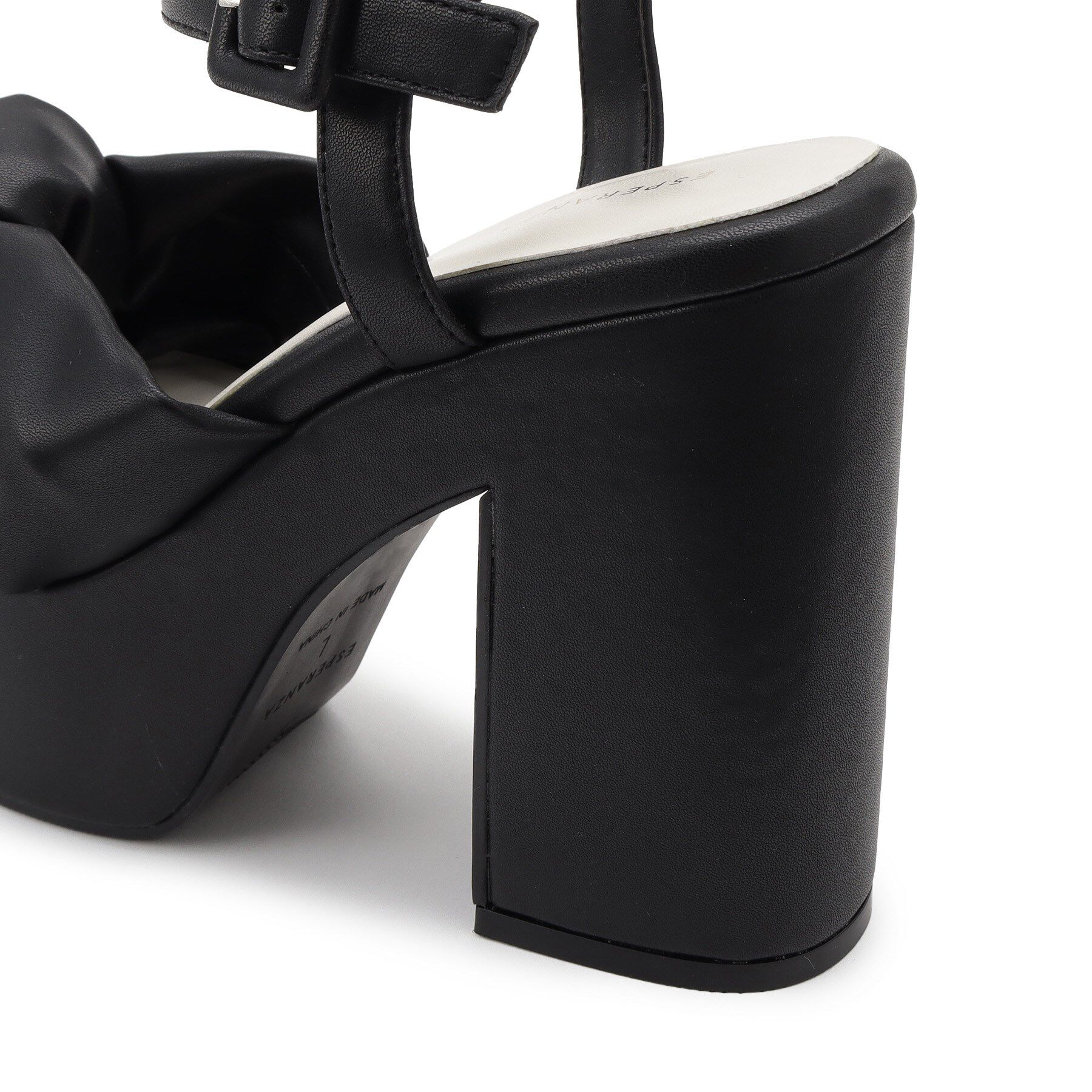 ESPERANZA「【ラク盛り／サンダル】リピーター続出／脚長美脚　ツイストリボンサンダル」|サンダル|