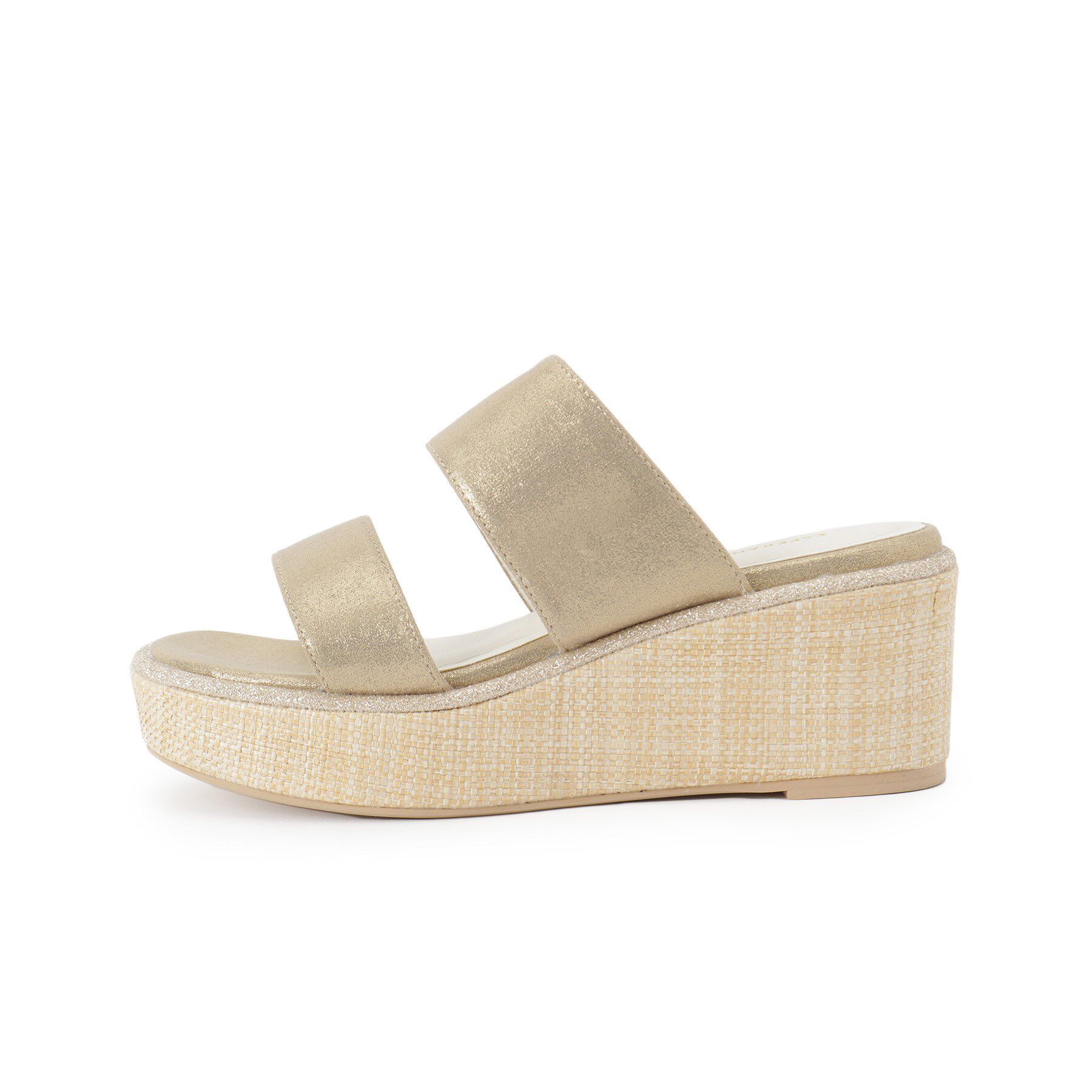 ESPERANZA「ラメラインウェッジミュール」|サンダル|