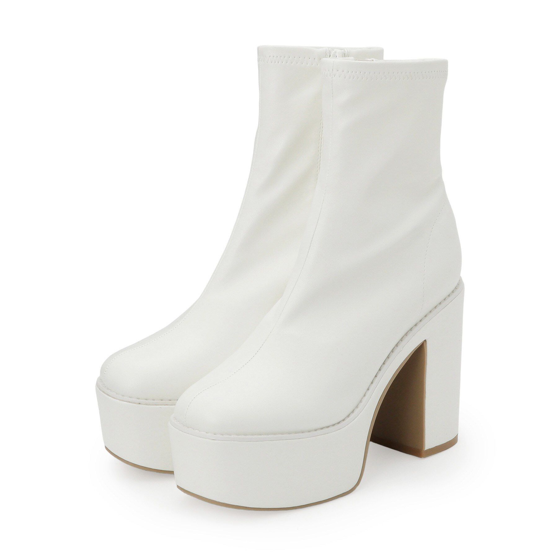 csT&P「厚底シンプルブーツ」|ショートブーツ|