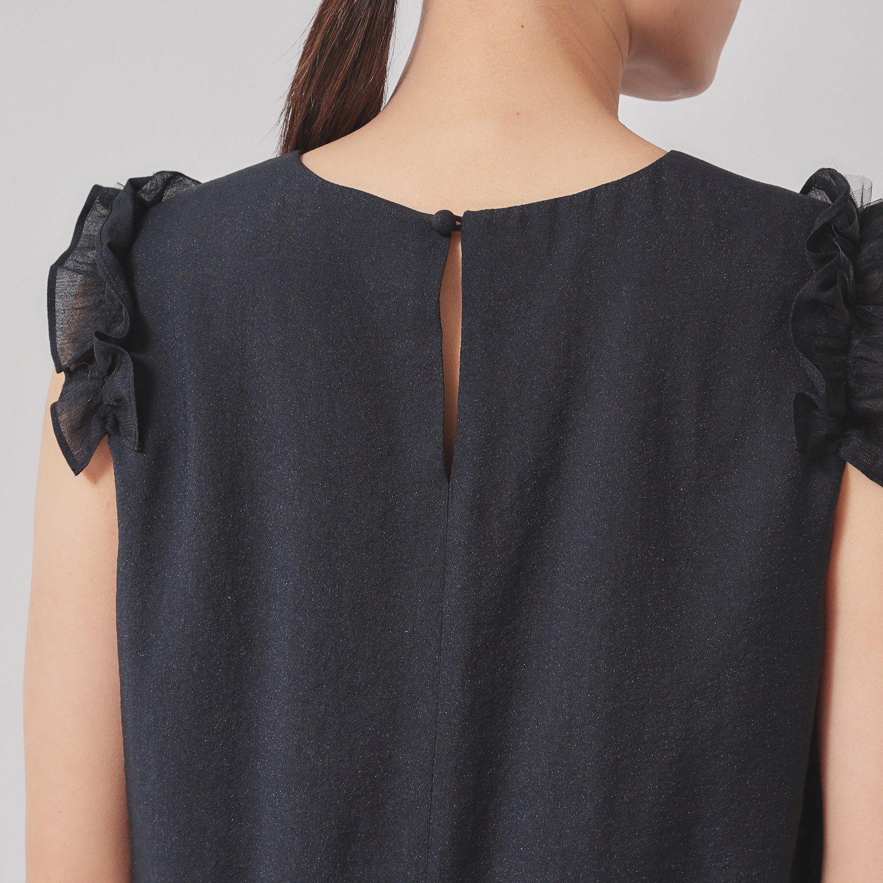 SunaUna「【フリル＆フリル／大人フェミニン】チュニックブラウス」|シャツ・ブラウス|