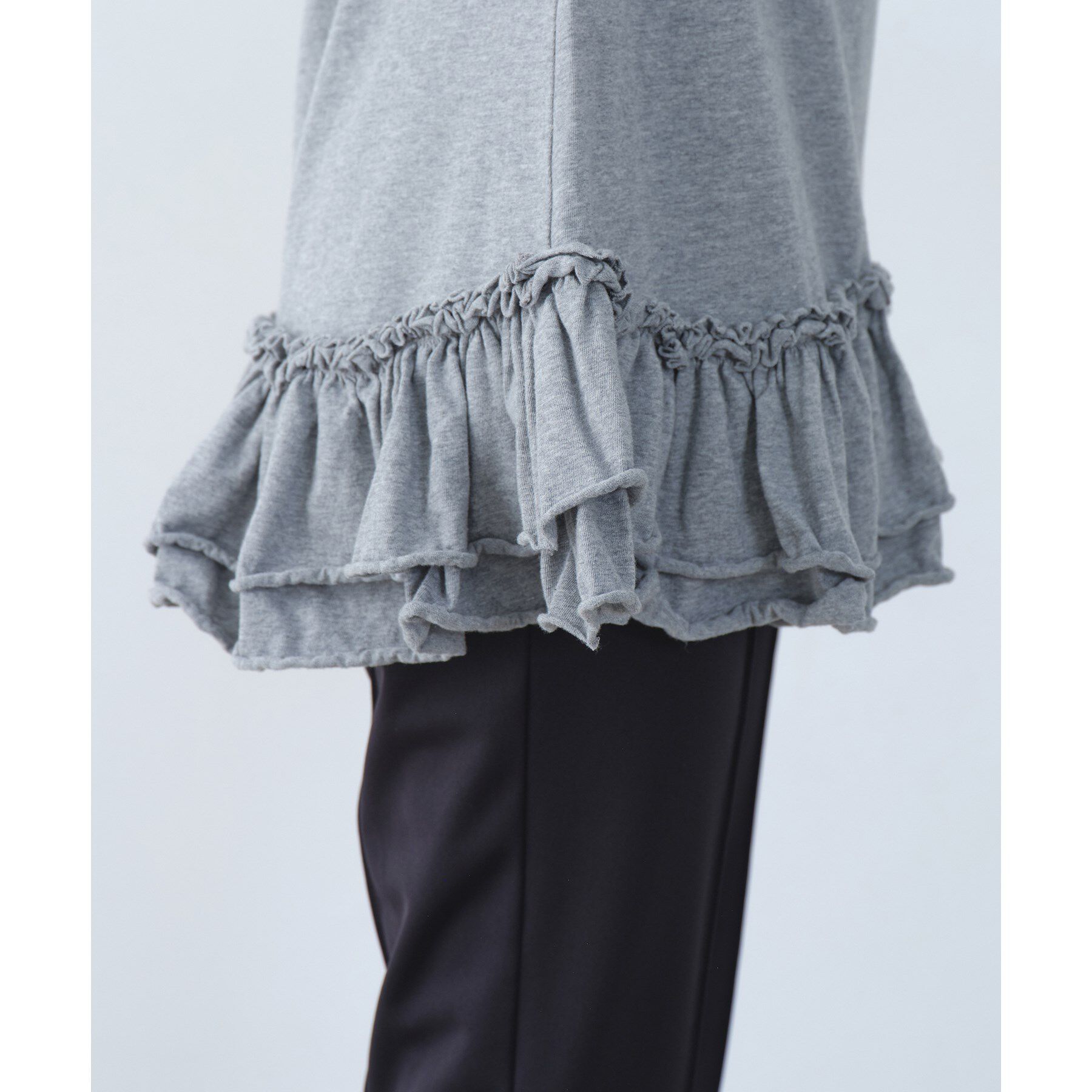 CODE A「easy ruffled tee」|Tシャツ・カットソー|