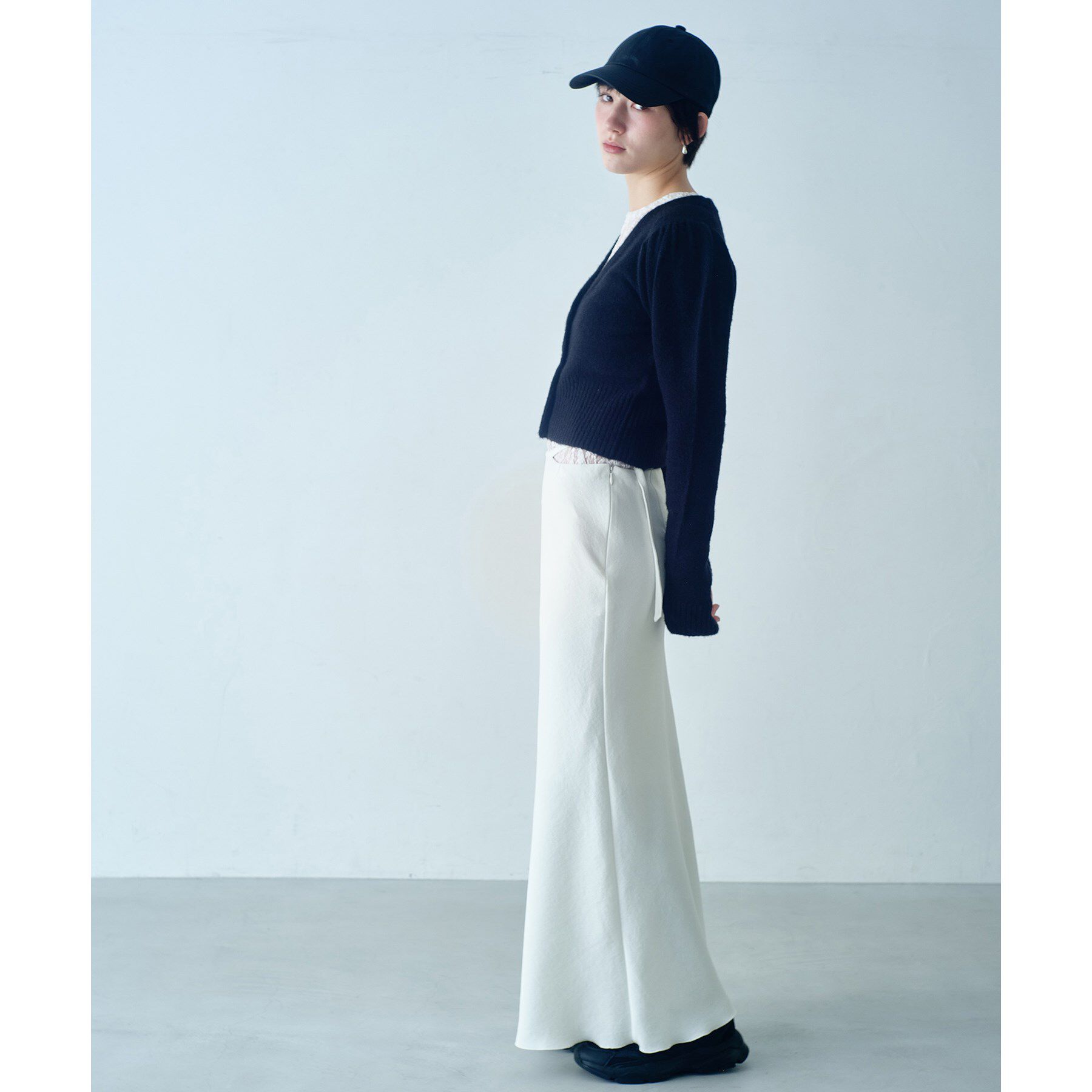 CODE A「M cloudy puff cardigan」|カーディガン|