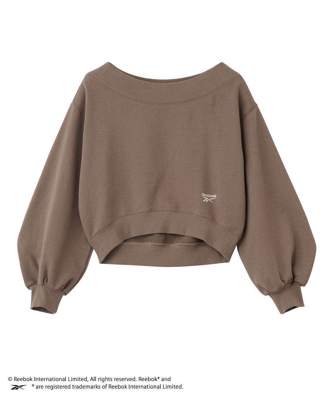 COCO DEAL「《COCO DEAL/Reebok》ボリュームスリーブオフショルスウェット」|スウェット・ジャージ|