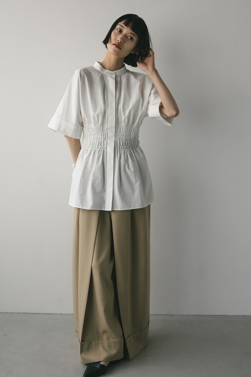 STYLEMIXER「ウエストシャーリングシャツ」|シャツ・ブラウス|