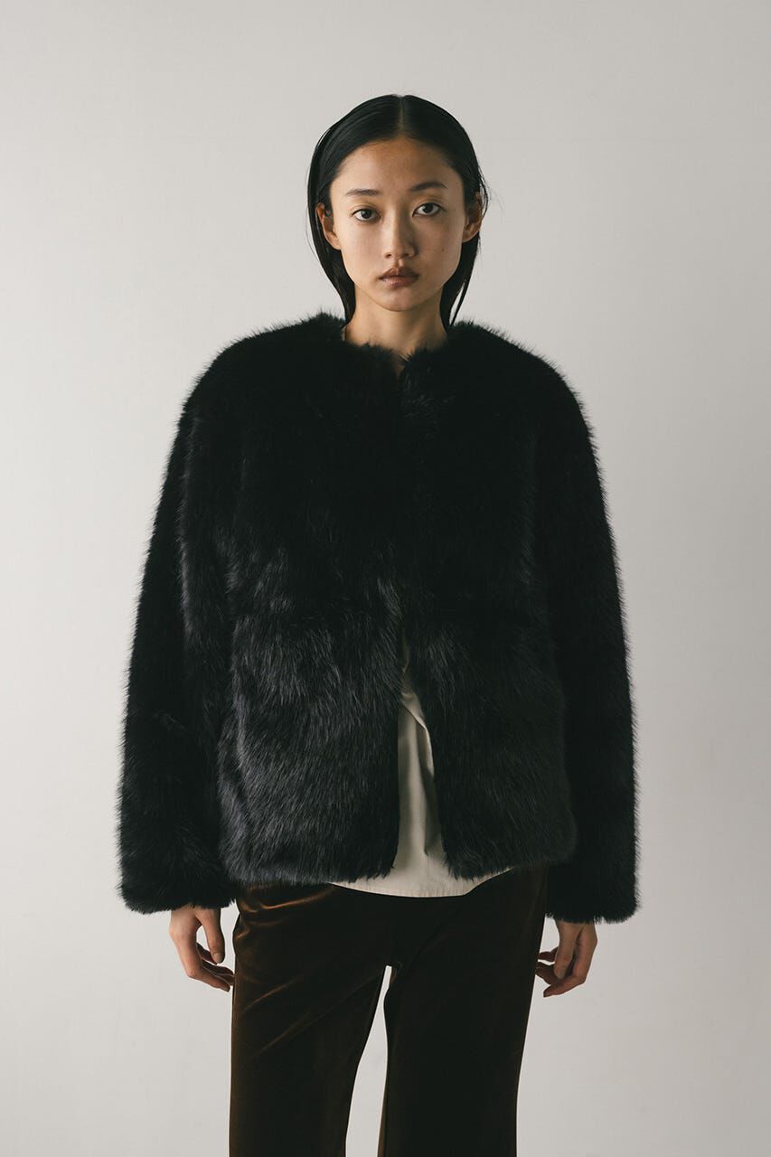 STYLEMIXER「ノーカラーファージャケット」|その他|