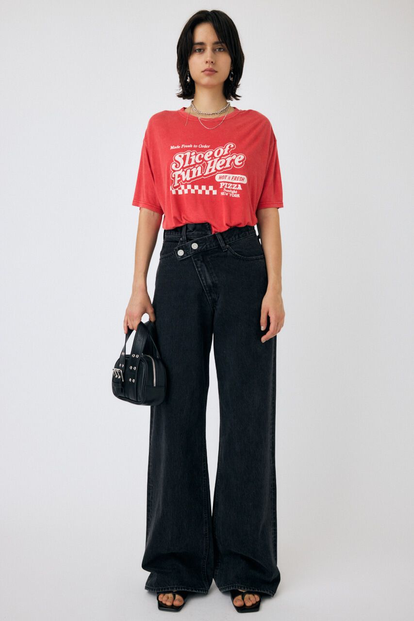 MOUSSY「PIZZA STORE Tシャツ」|Tシャツ・カットソー|