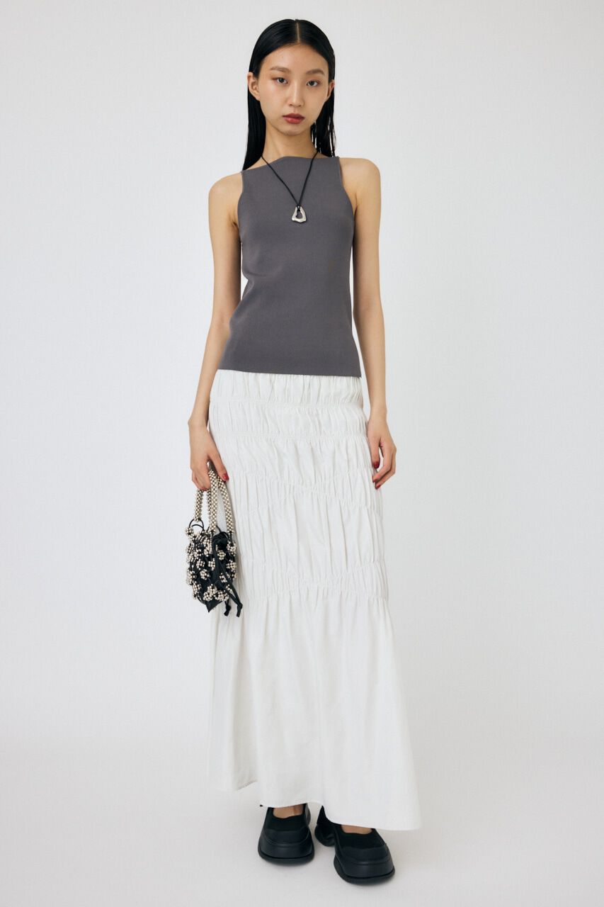 MOUSSY「SQUARE LINE ニットキャミ」|キャミソール|