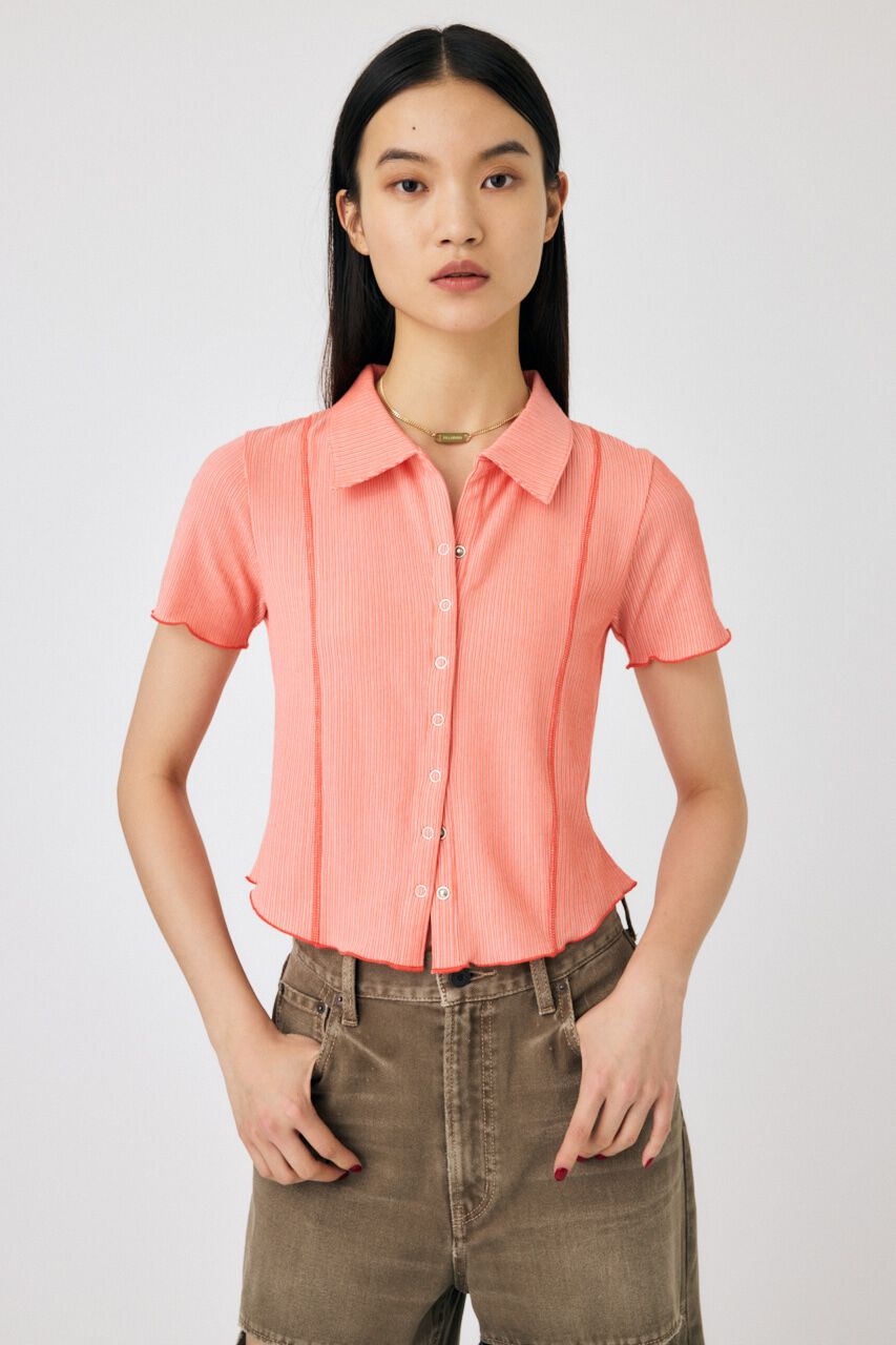 MOUSSY「MELLOW POLO トップス」|シャツ・ブラウス|ORG