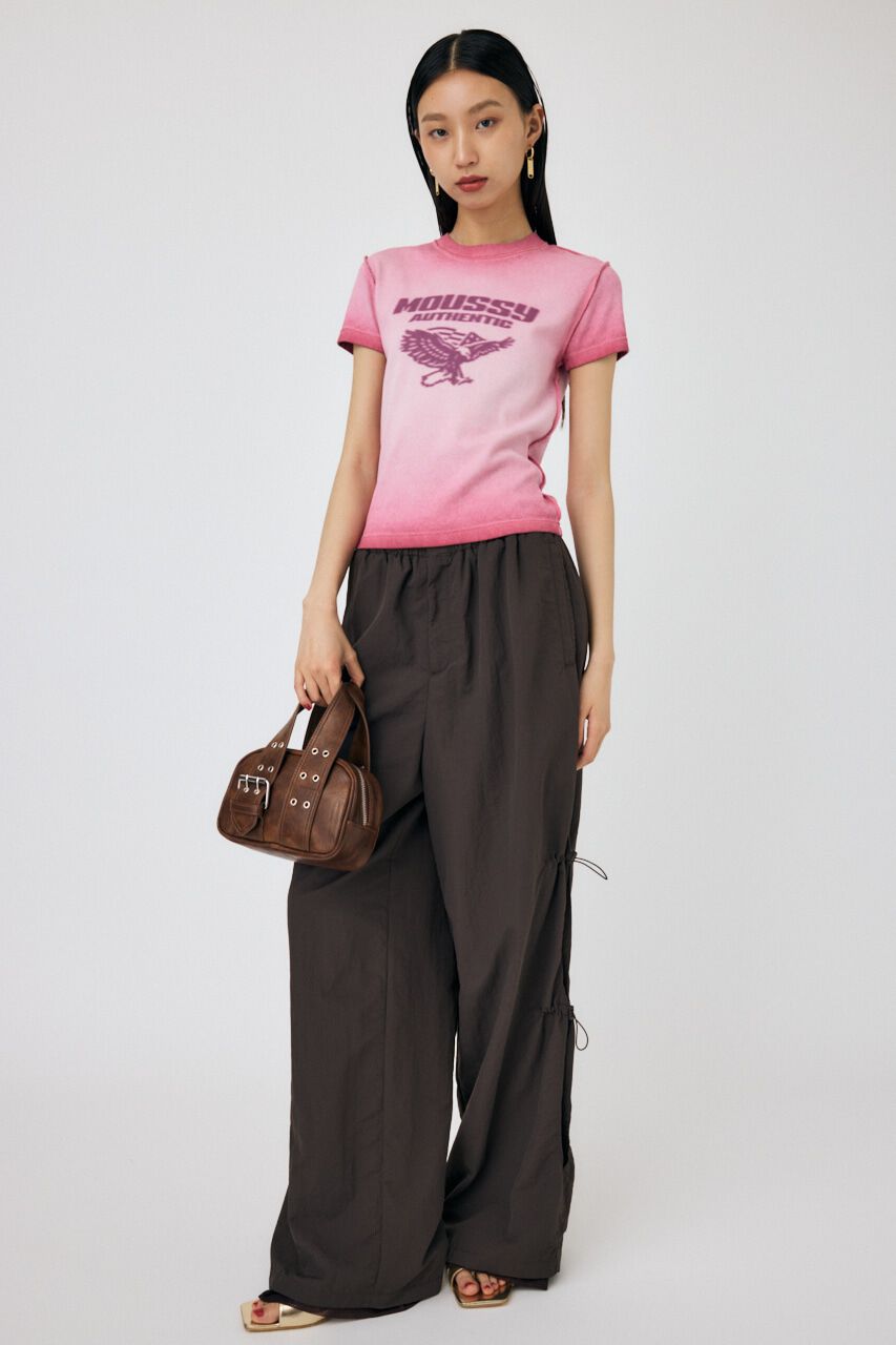 MOUSSY「SIDE OPEN NYLON パンツ」|その他|D/BRN3