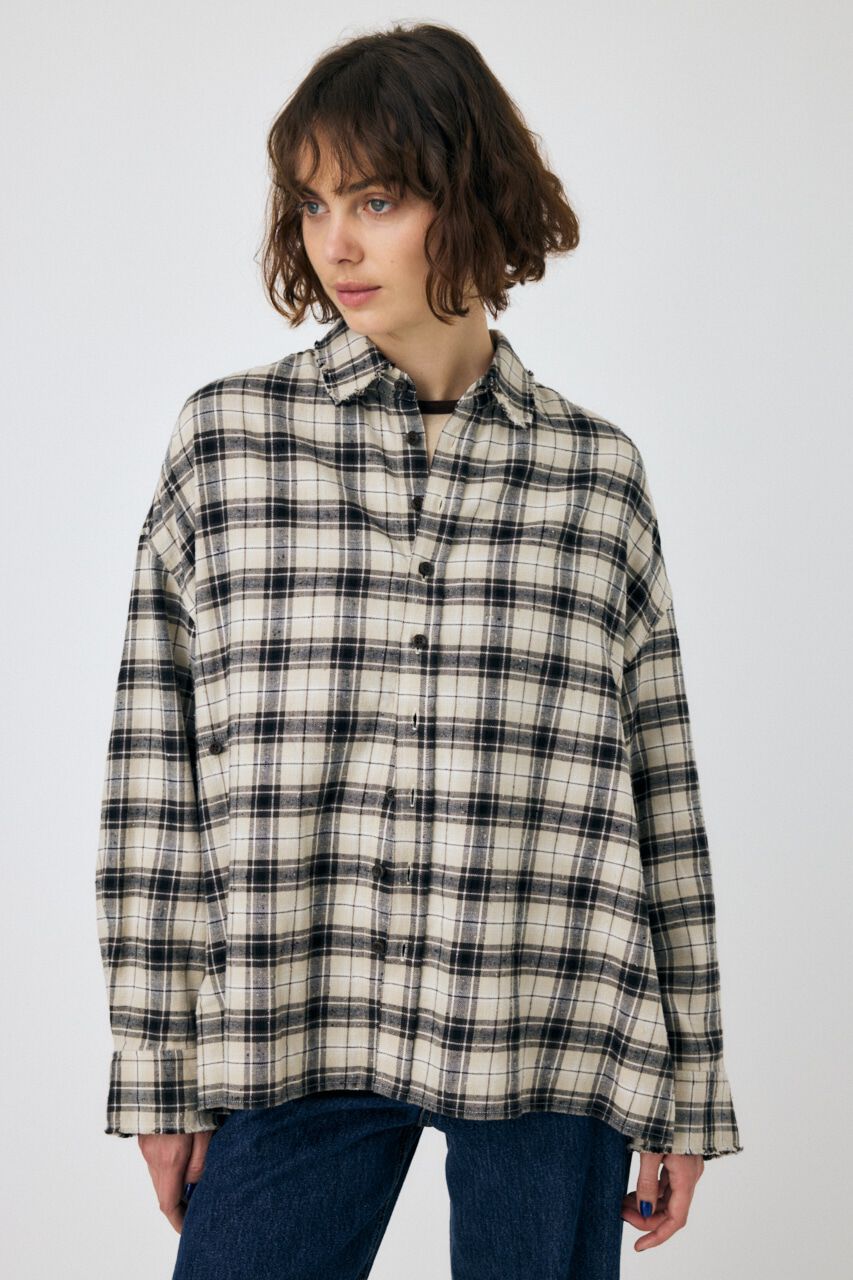 MOUSSY「BORROWED PLAID シャツ」|シャツ・ブラウス|