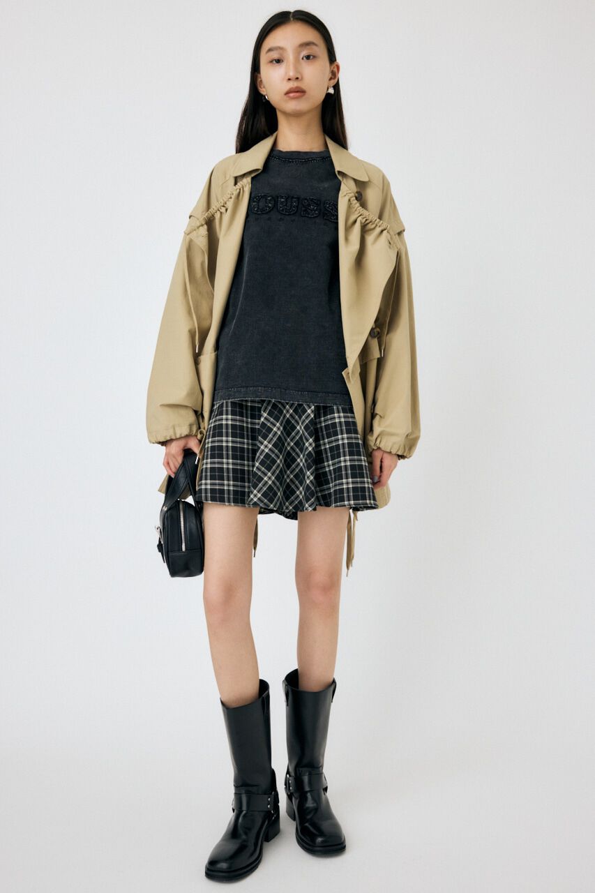 MOUSSY「TARTAN ASSYMMETRY ミニスカート」|スカート|