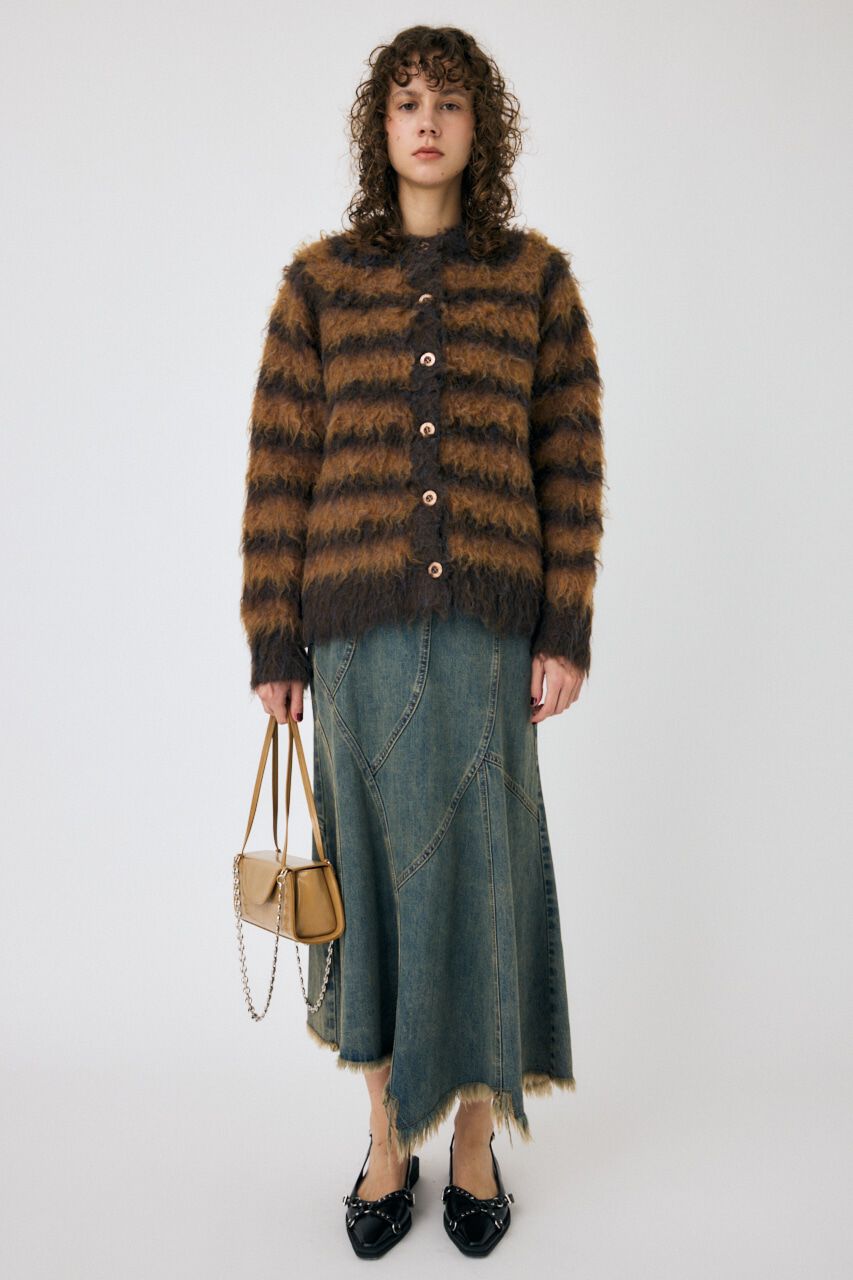 MOUSSY「GRANNY BRUSHED カーディガン」|カーディガン|