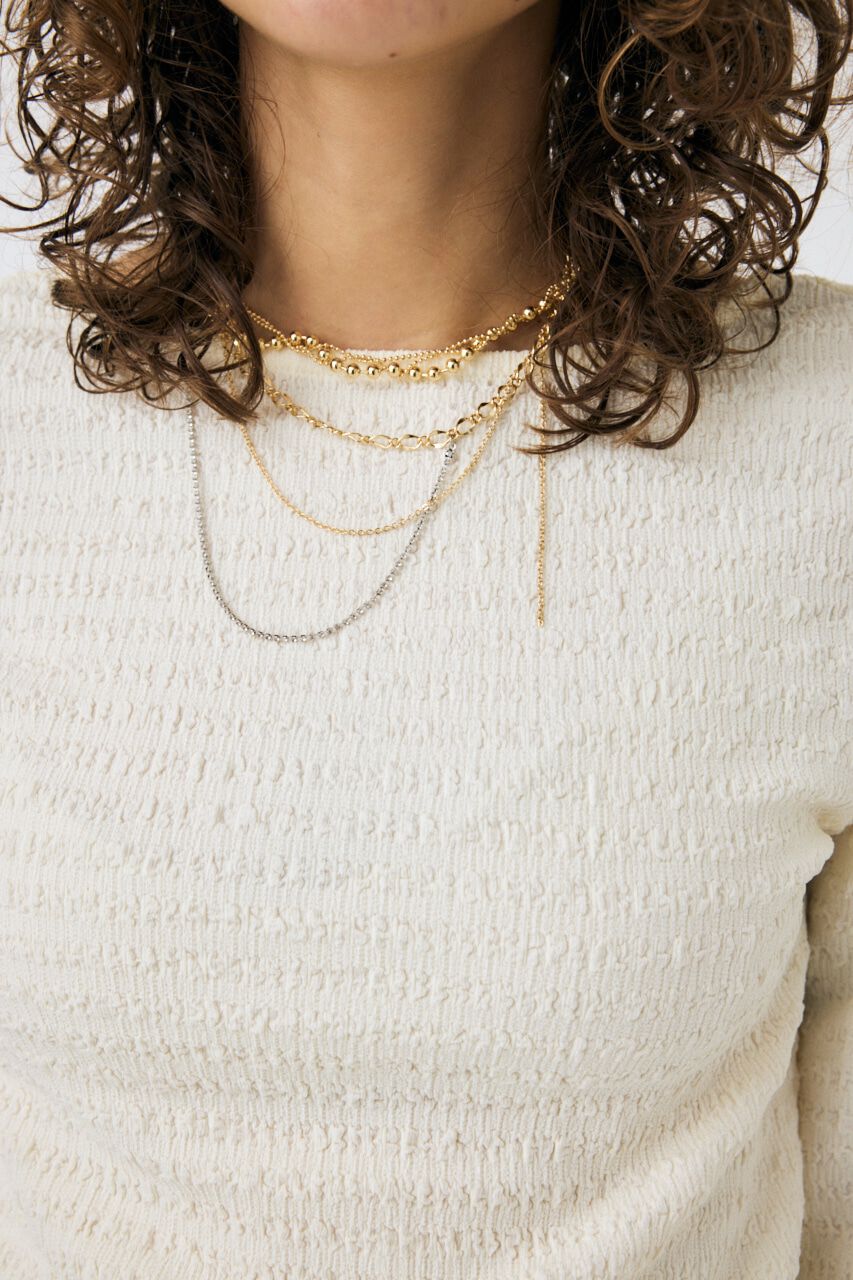 MOUSSY「SLEEVE RIBBON トップス」|Tシャツ・カットソー|