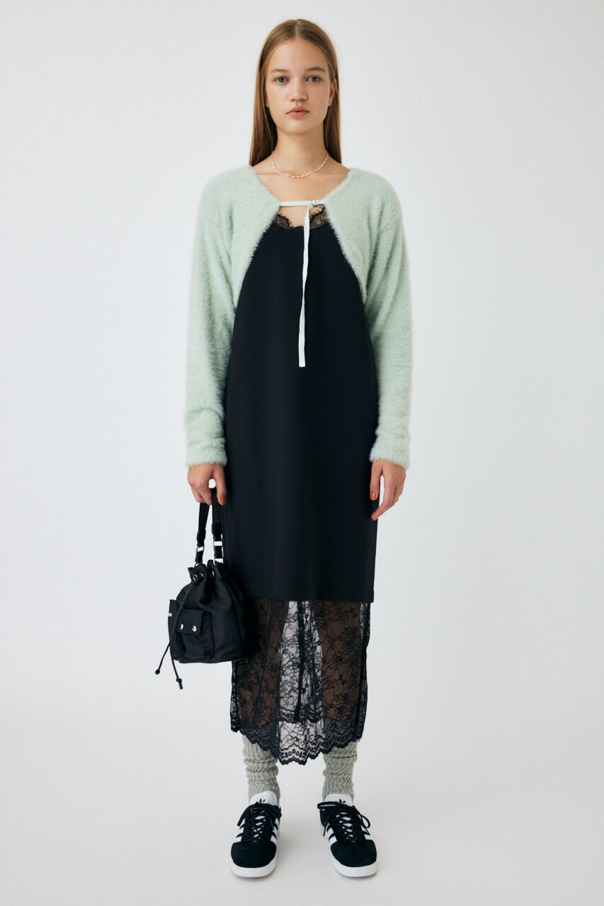 MOUSSY「SHAGGY KNIT ボレロ & タンク」|ニット・セーター|